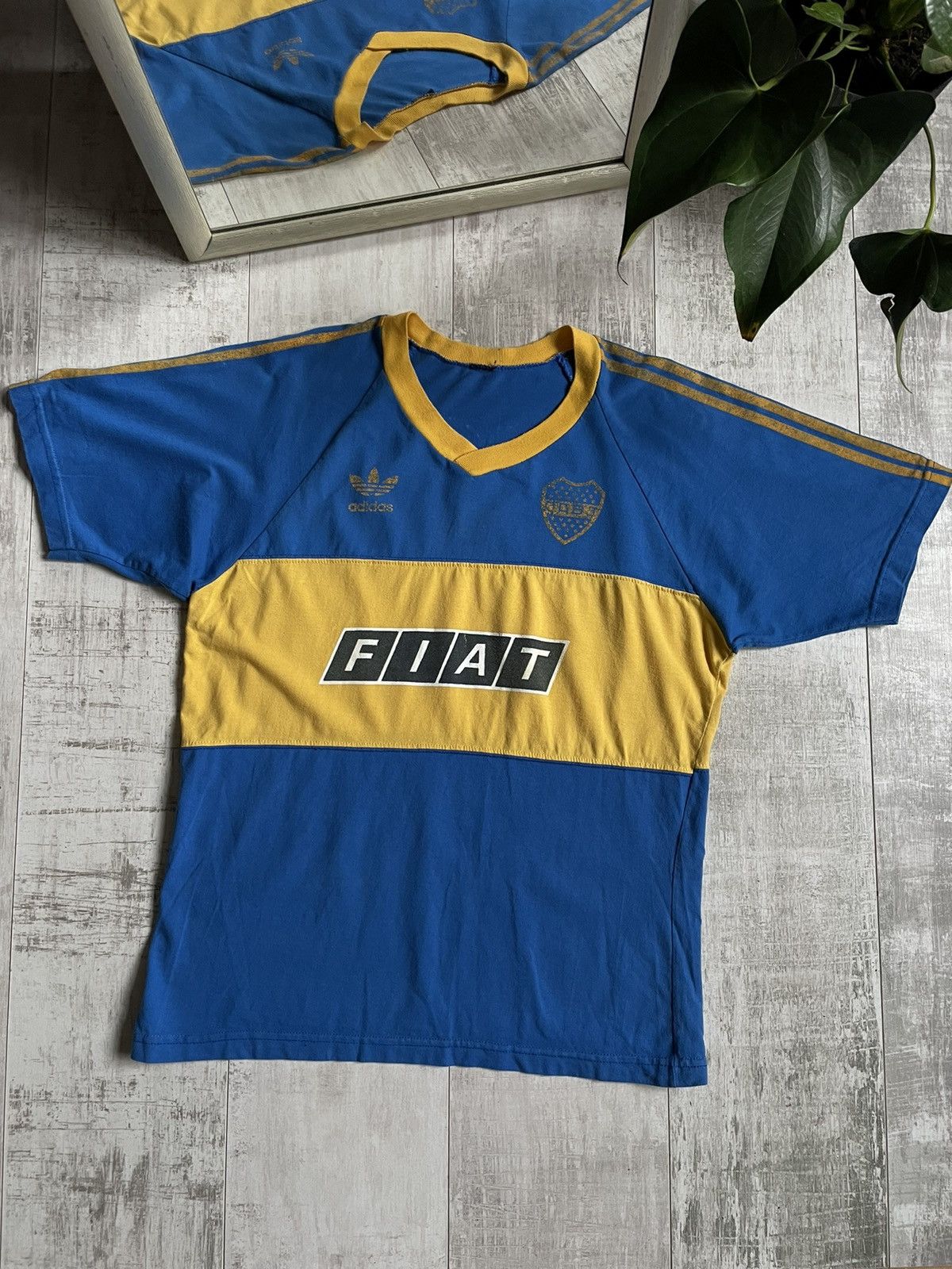 Adidas Vintage Adidas Boca Juniors 80’s Football Shirt #10 Jersey Size US M / EU 48-50 / 2 - 1 Thumbnail