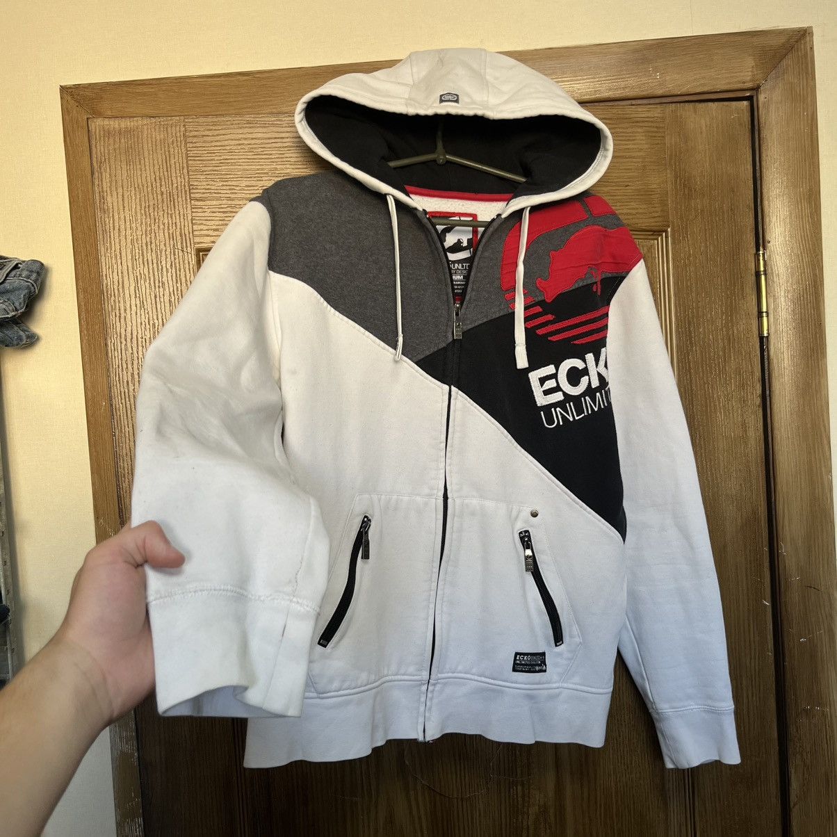 Ecko Unltd. Vintage Y2K Ecko UNLTD Zip Hoodie If Six Was Nine Style Size US M / EU 48-50 / 2 - 2 Thumbnail