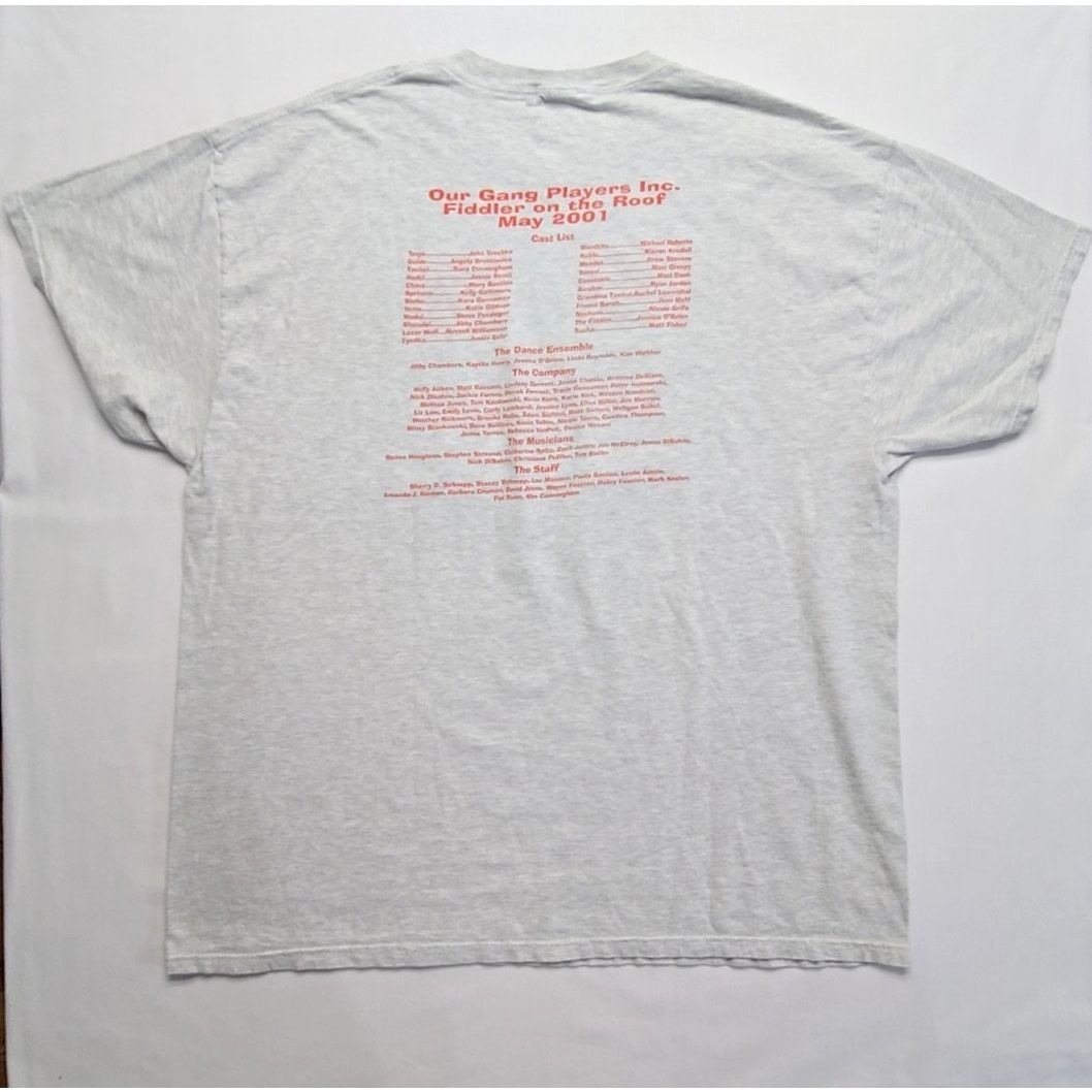 Vintage Vintage Fiddler on the Roof Shirt 2XL Musical Graphic Tee Size US XXL / EU 58 / 5 - 5 Thumbnail