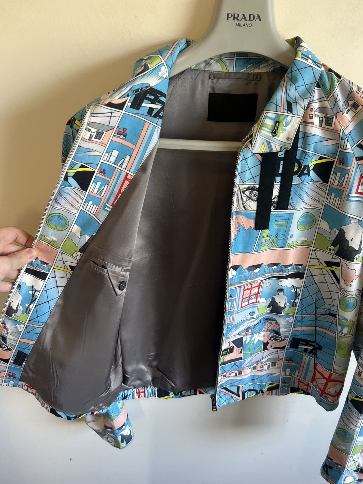Prada SS18 James Jean Comic Graphic Anime Trucker Jacket Blouson Size US M / EU 48-50 / 2 - 7 Thumbnail