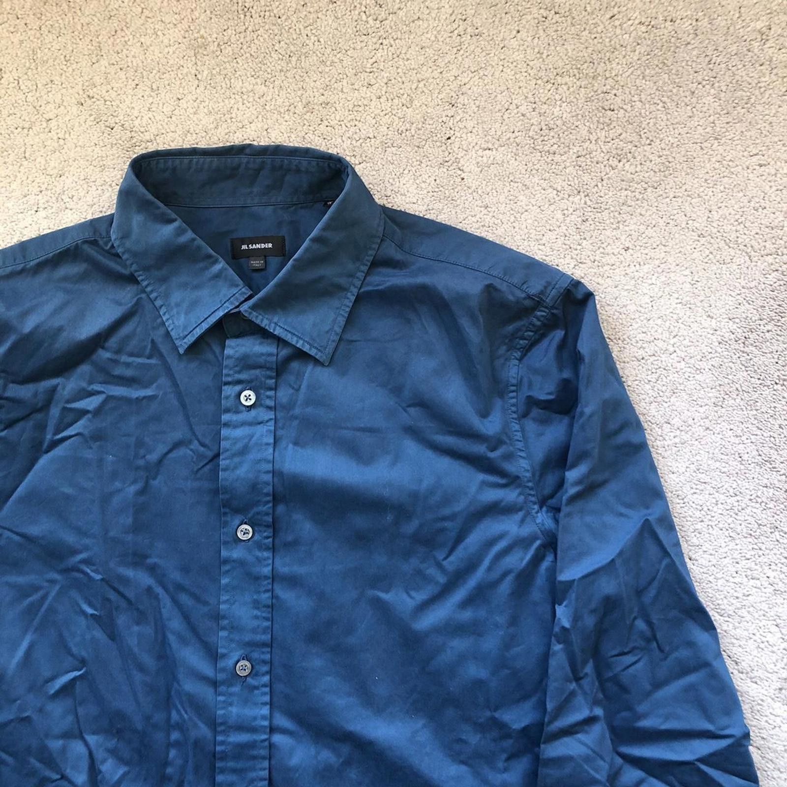 Jil Sander Jil Sander Button Up Shirt Size US M / EU 48-50 / 2 - 2 Thumbnail