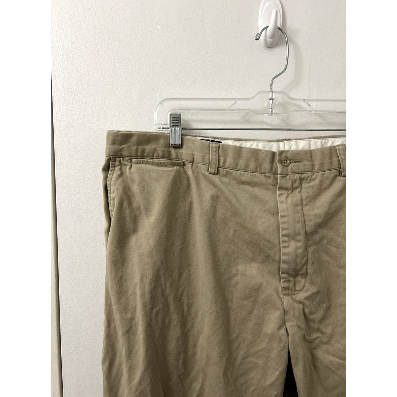 Polo Ralph Lauren VINTAGE Polo Ralph Lauren Chino Pants Mens 44x34 Tan Classic Fit Trousers Size US XXL / EU 58 / 5 - 4 Thumbnail