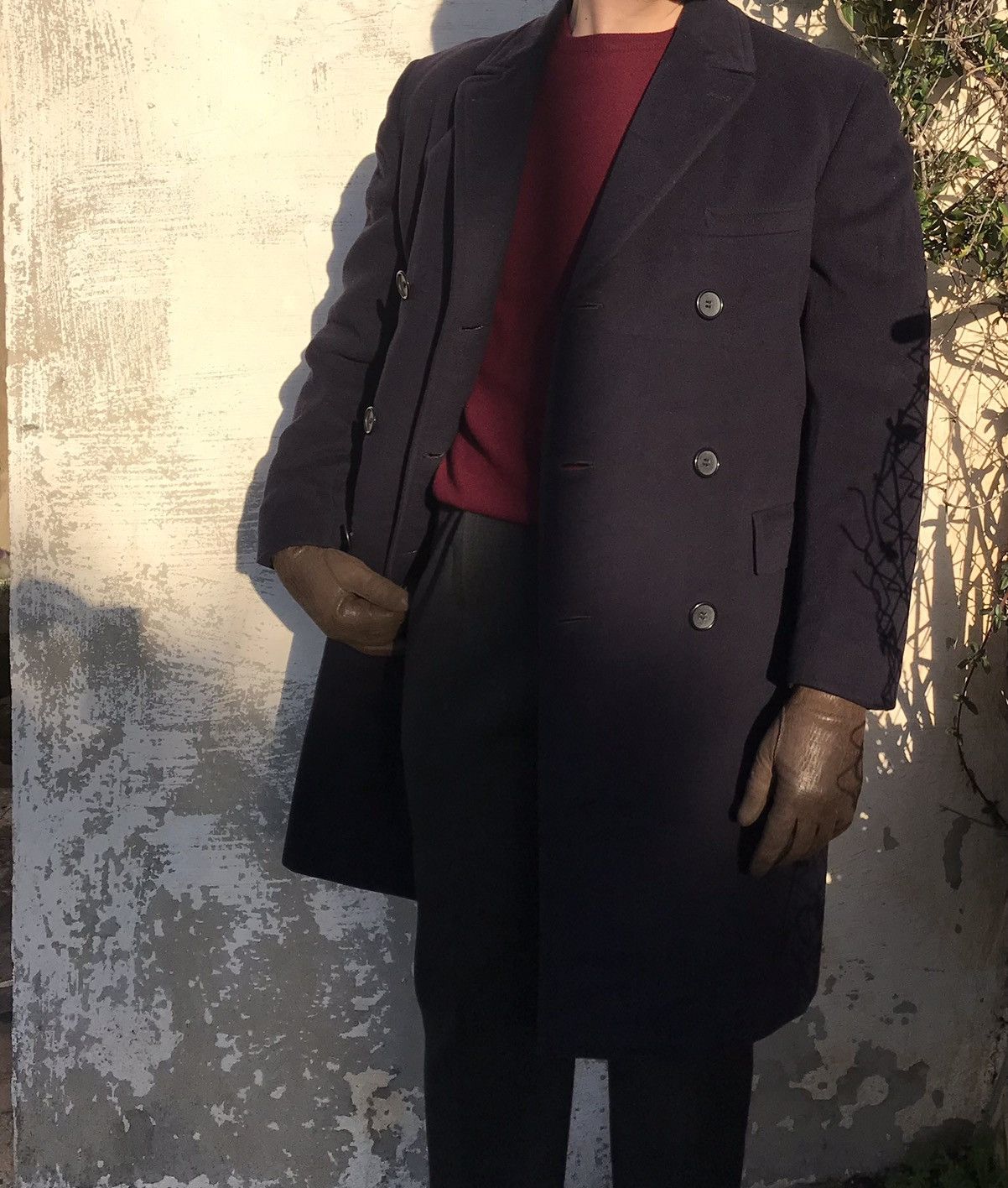 Vintage CASHMERE WOOL 1964 DOUBLE BREASTED HEAVY OVERCOAT Grailed