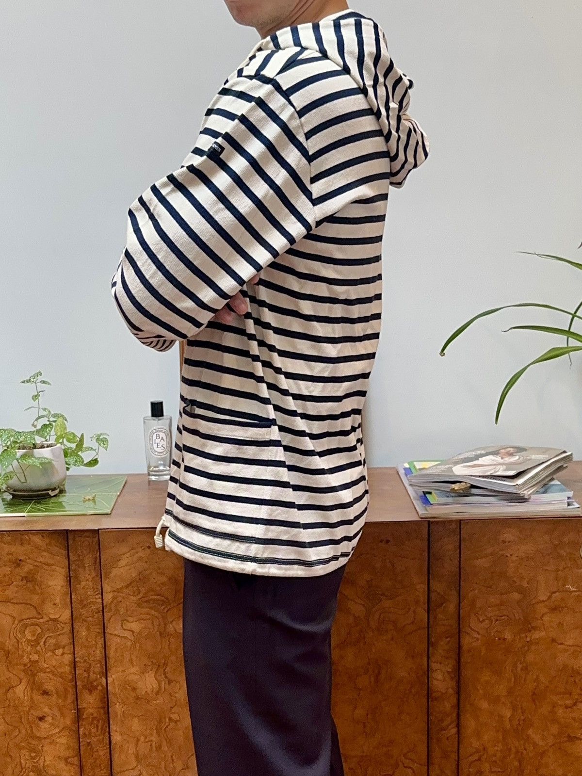 Saint James Navy Stripe Nautical Hoodie Size US S / EU 44-46 / 1 - 3 Thumbnail