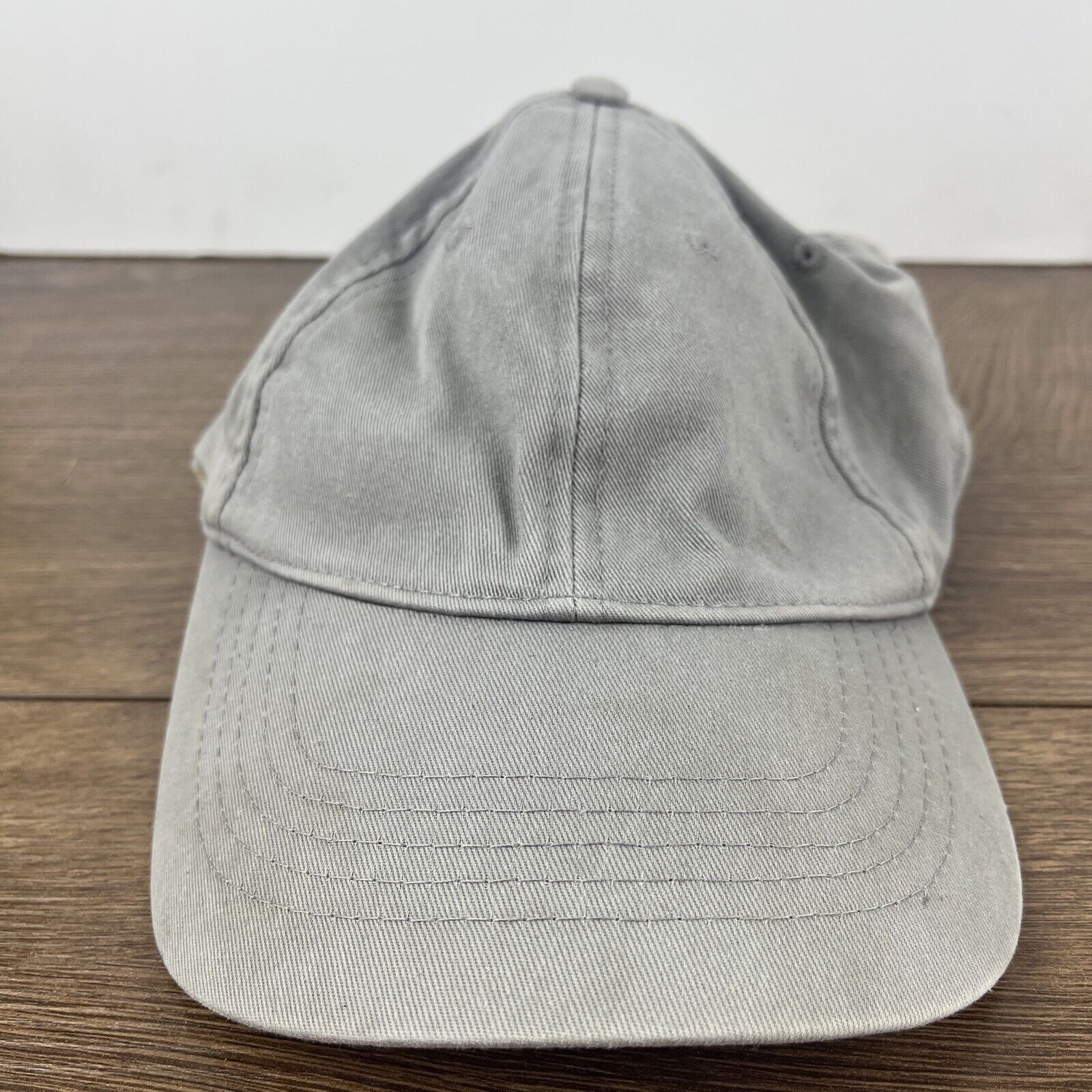 Other Gray Baseball Cap Hat Adjustable Adult Size Gray Hat Cap Size ONE SIZE - 4 Thumbnail