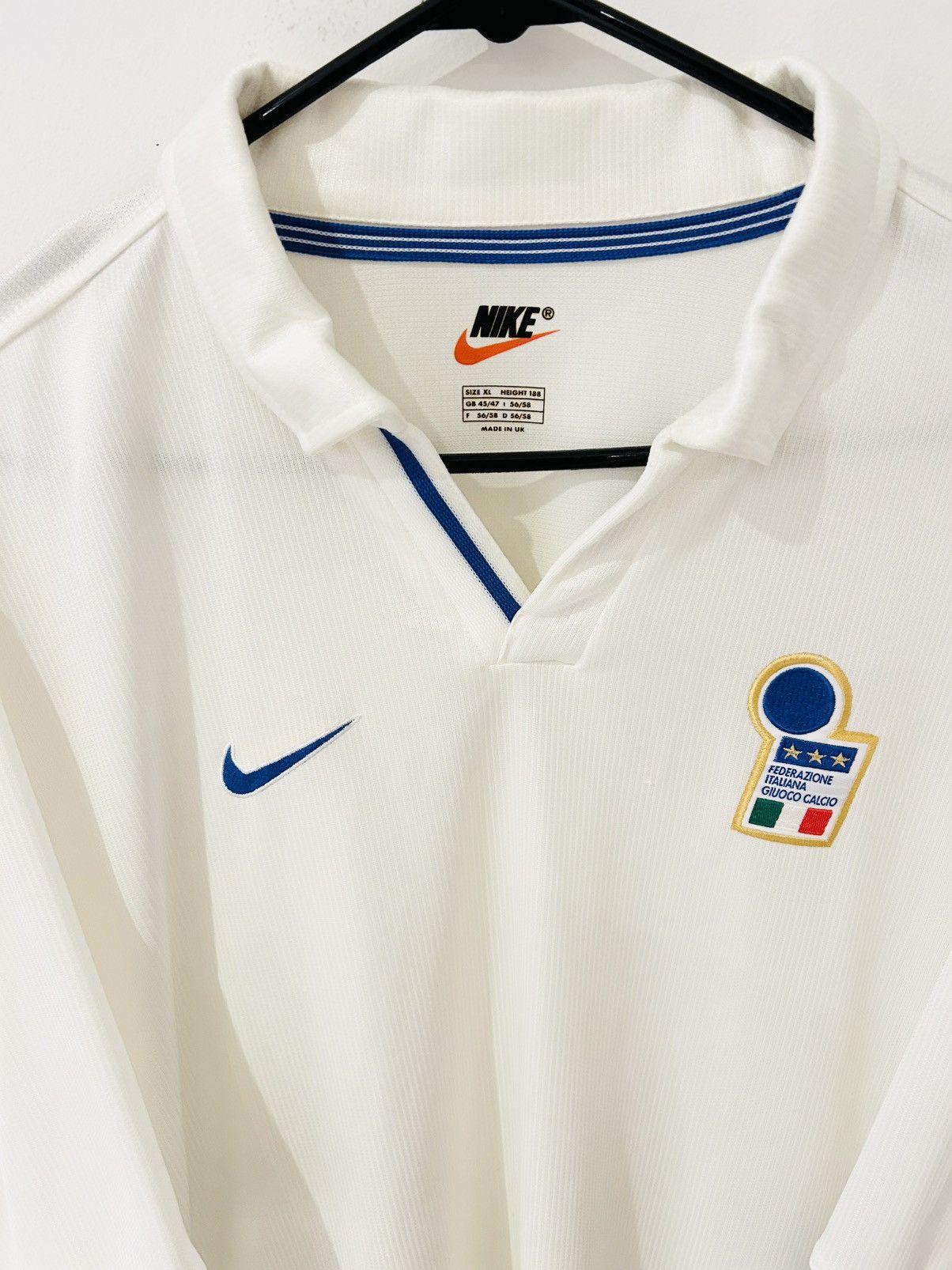 Nike Italy 1998 away jersey Size US XL / EU 56 / 4 - 3 Thumbnail
