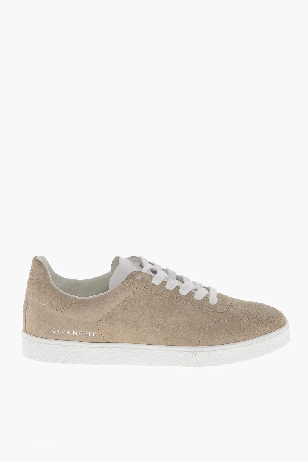 Givenchy og1mm0326 Suede Low-Top Sneakers in Beige Size US 5 / IT 35 - 1 Thumbnail