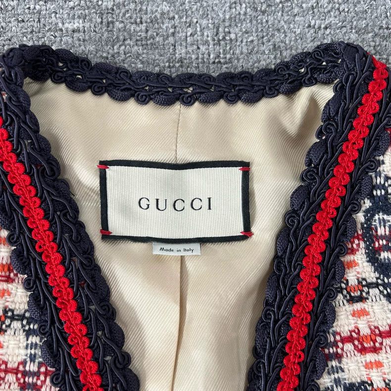 Gucci Gucci Size 38 Double G coarse tweed small fragrance style Size US M / EU 48-50 / 2 - 5 Thumbnail
