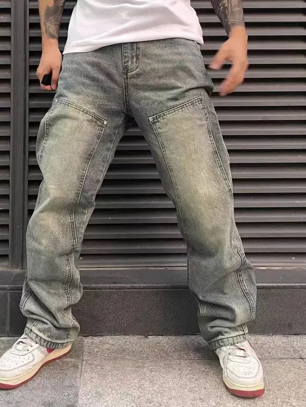 VIBE Street hip hop retro grunge wide leg jeans Size US 33 - 8 Thumbnail
