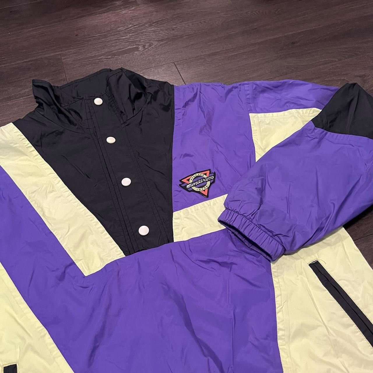 Designer Wild Vintage Navarro Windbreaker 90s Medium Size US M / EU 48-50 / 2 - 1 Thumbnail