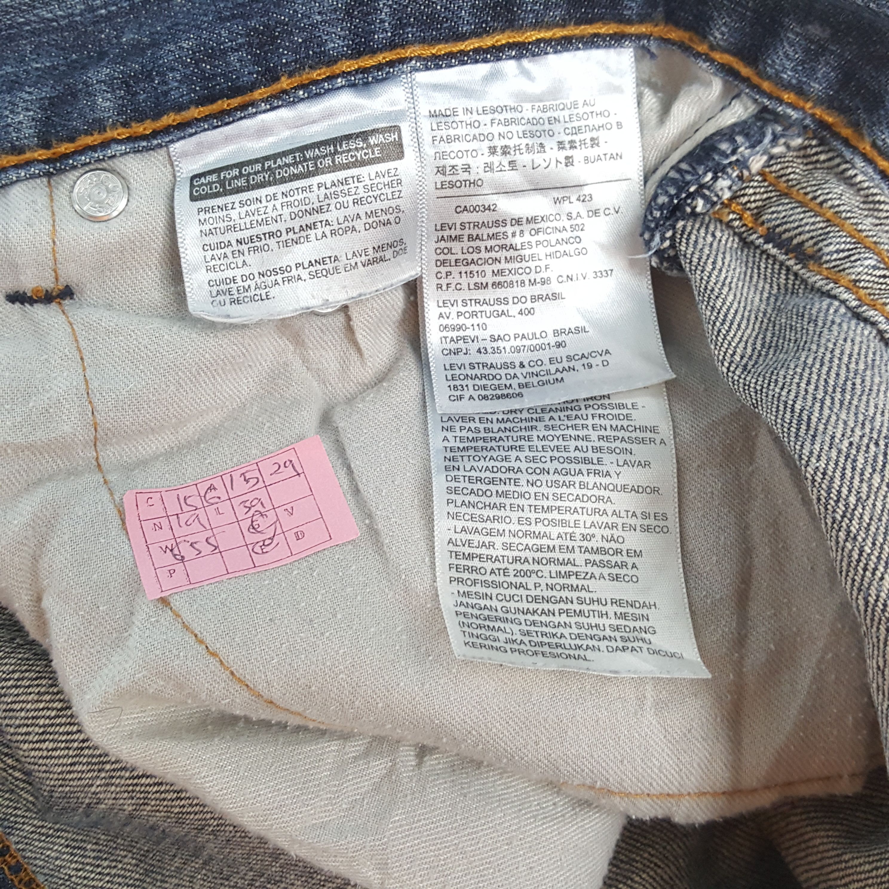 Levi's × Vintage LEVIS Distressed Jeans Streetwear Rock Punk Style Size US 30 / EU 46 - 13 Thumbnail
