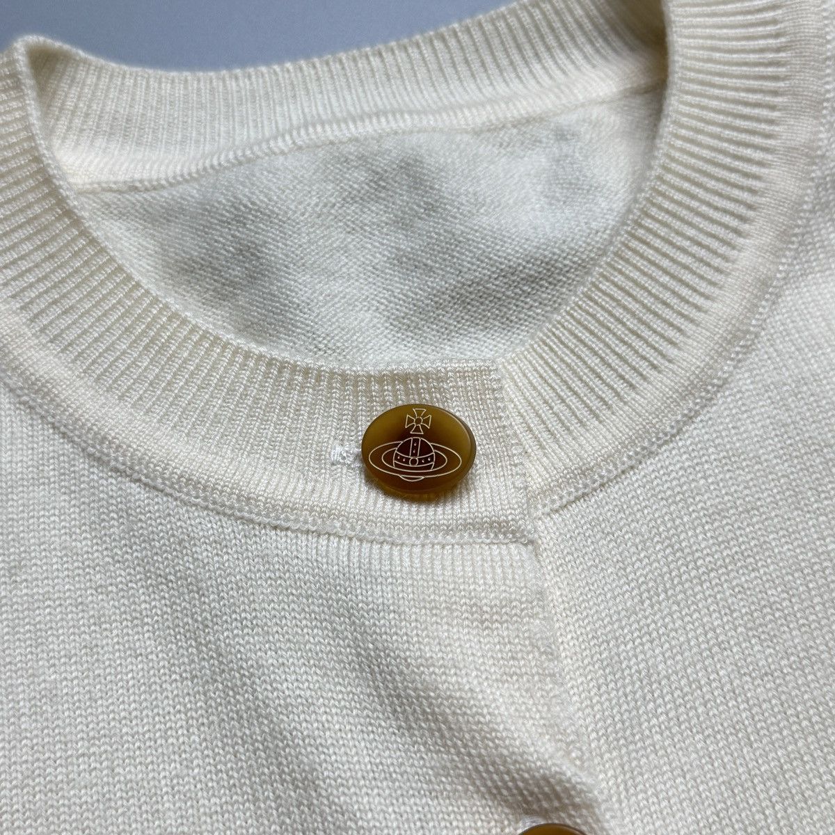 Vivienne Westwood Vivienne Westwood - Bea Cropped In Cream Cardigan Size S / US 4 / IT 40 - 10 Thumbnail