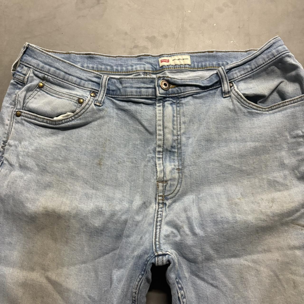 Vintage Crazy Vintage Y2K/2000s Super Baggy Skater Style Relaxed Boot Light Wash Denim Jeans! Size US 38 / EU 54 - 4 Thumbnail