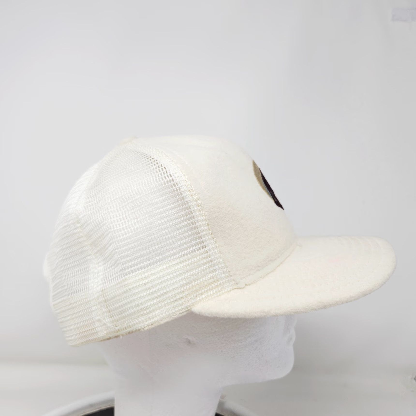 Logo 7 VINTAGE Michigan Panthers USFL 80s Snapback Hat Beige White Logo Men One Size Snapback 80s Sports Mens Size US 35 - 3 Thumbnail