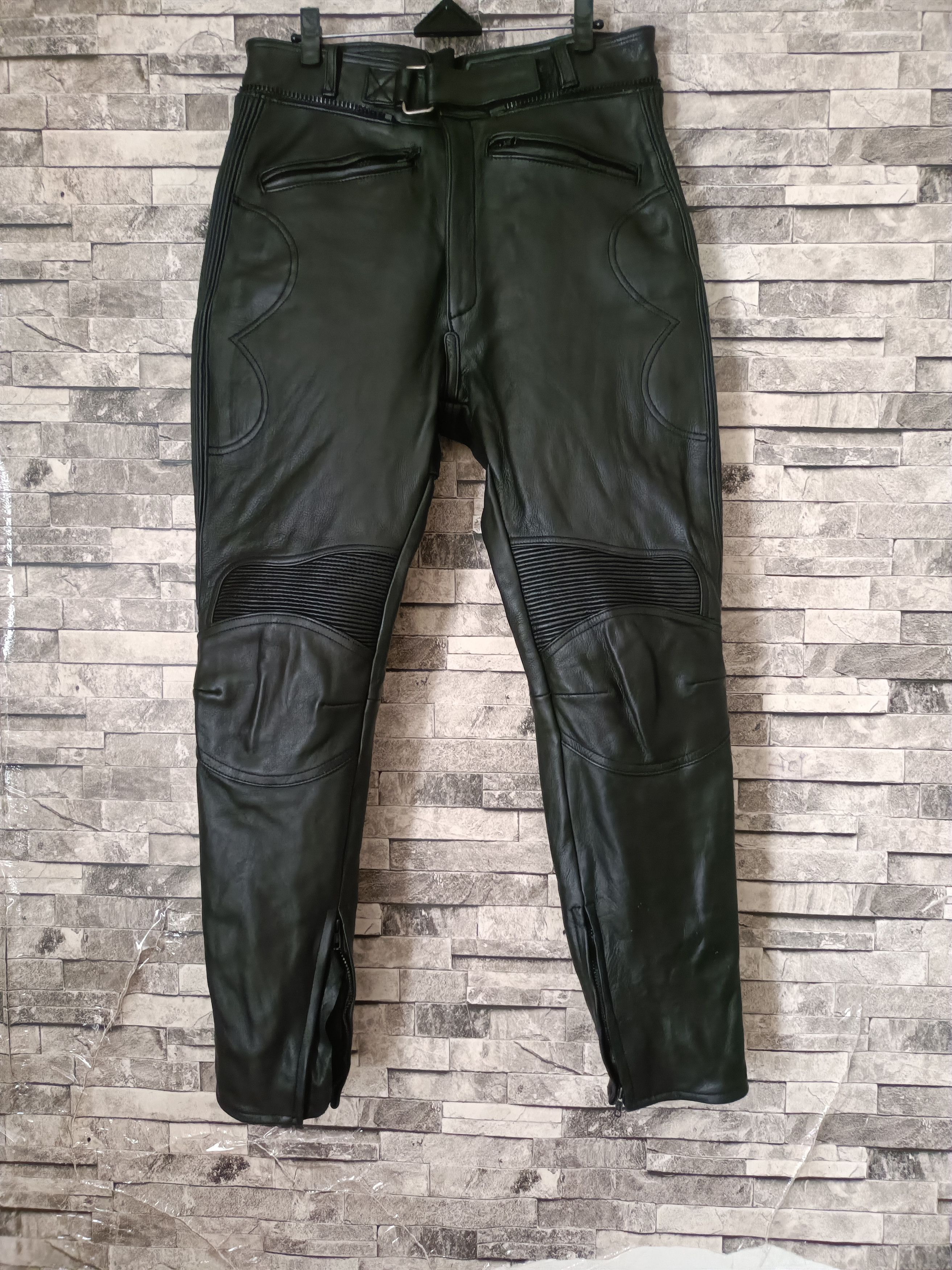 Leather Best of the road by Dieter Braun biker leather pants Size US 30 / EU 46 - 1 Thumbnail