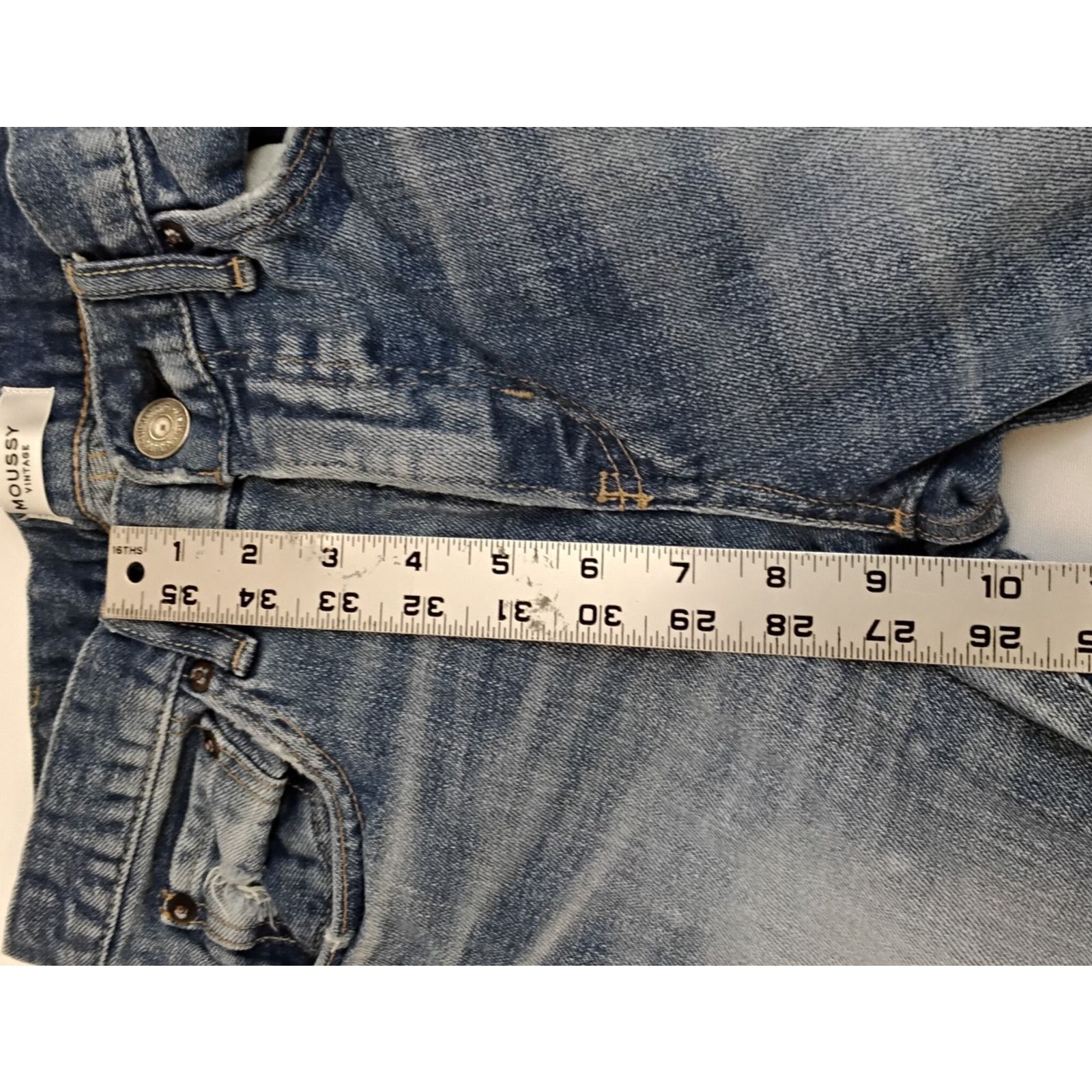 MOUSSY Moussy Vintage Jeans Slim Women's 28" x 27" Light Wash Japan Size 28" / US 6 / IT 42 - 13 Thumbnail