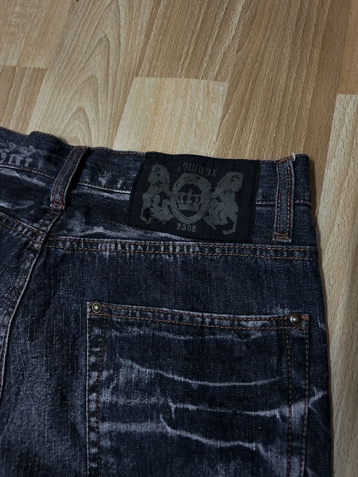 Designer × If Six Was Nine × LOWBOX 💥 RARE LOW BOX 2002 JEANS Size US 30 / EU 46 - 5 Thumbnail