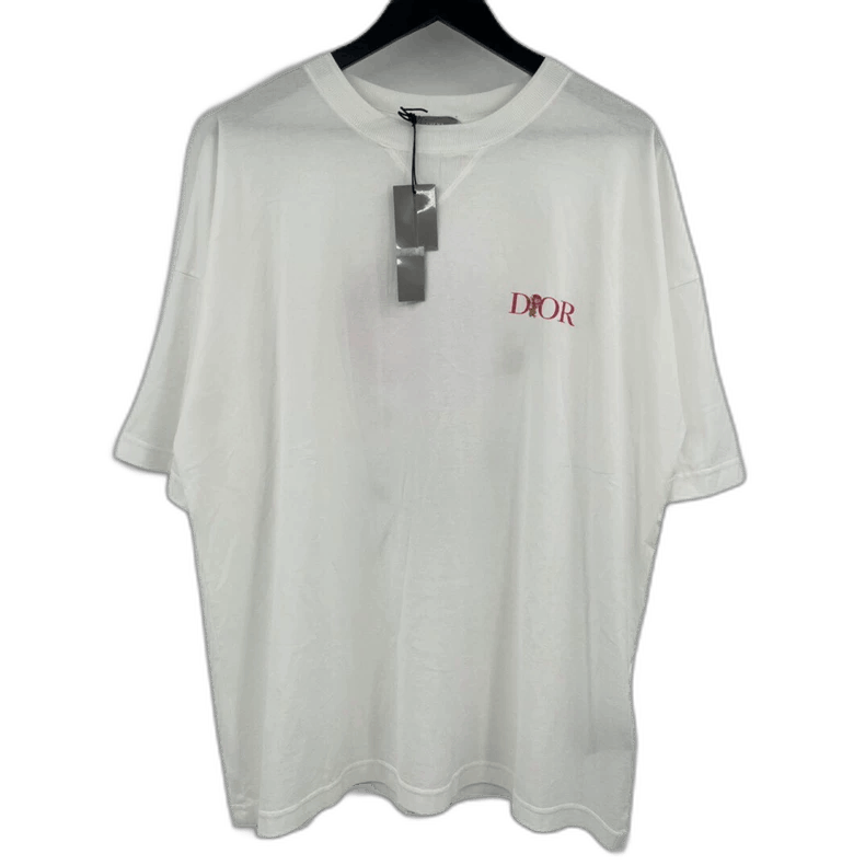 Dior Dior White Floral Embroidery Short Sleeve Shirt-2505 Size US XXL / EU 58 / 5 - 1 Thumbnail