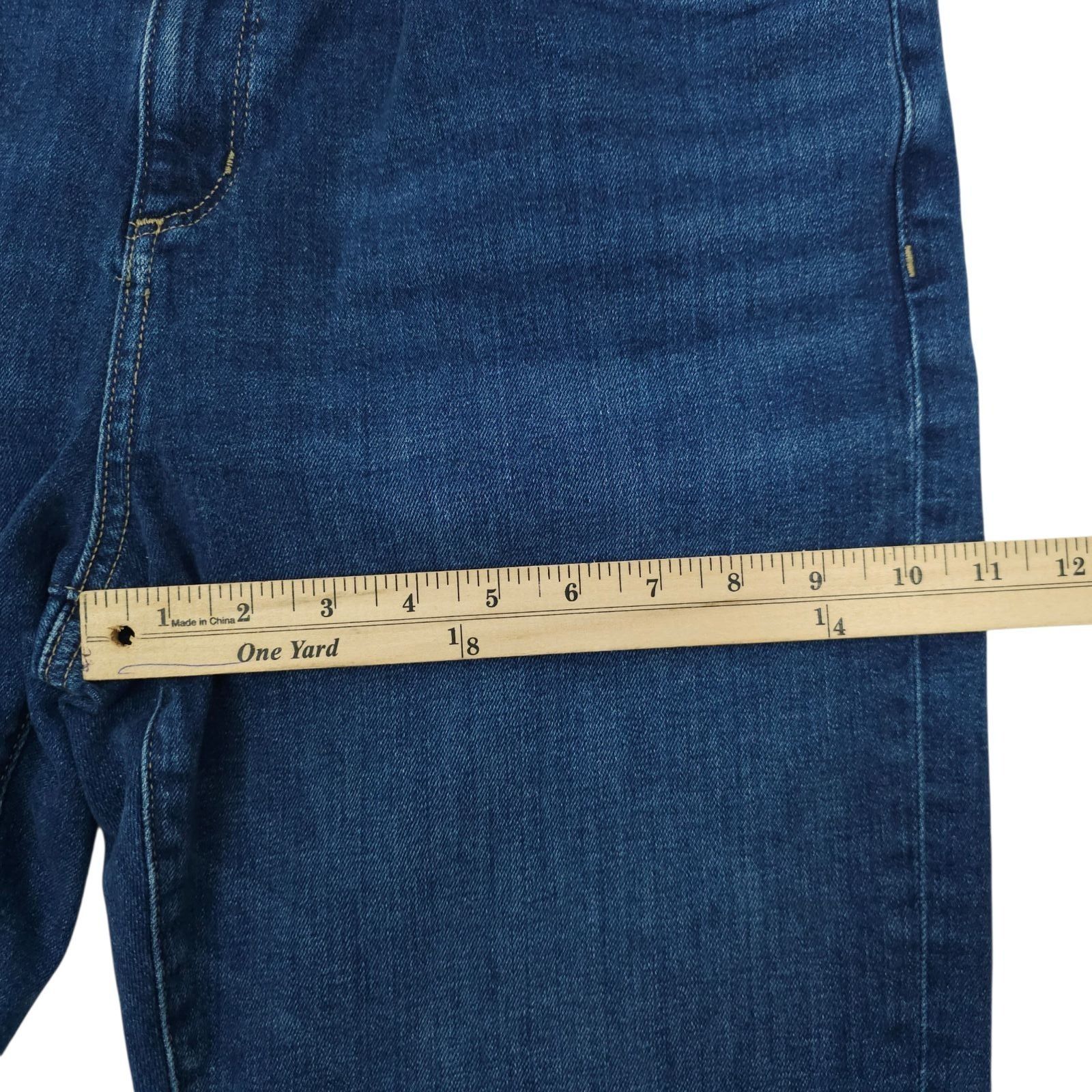 Loft Loft Curvy Super Soft Girlfriend Jeans 14 High Waisted Denim Size 36" / US 14 / IT 50 - 6 Thumbnail
