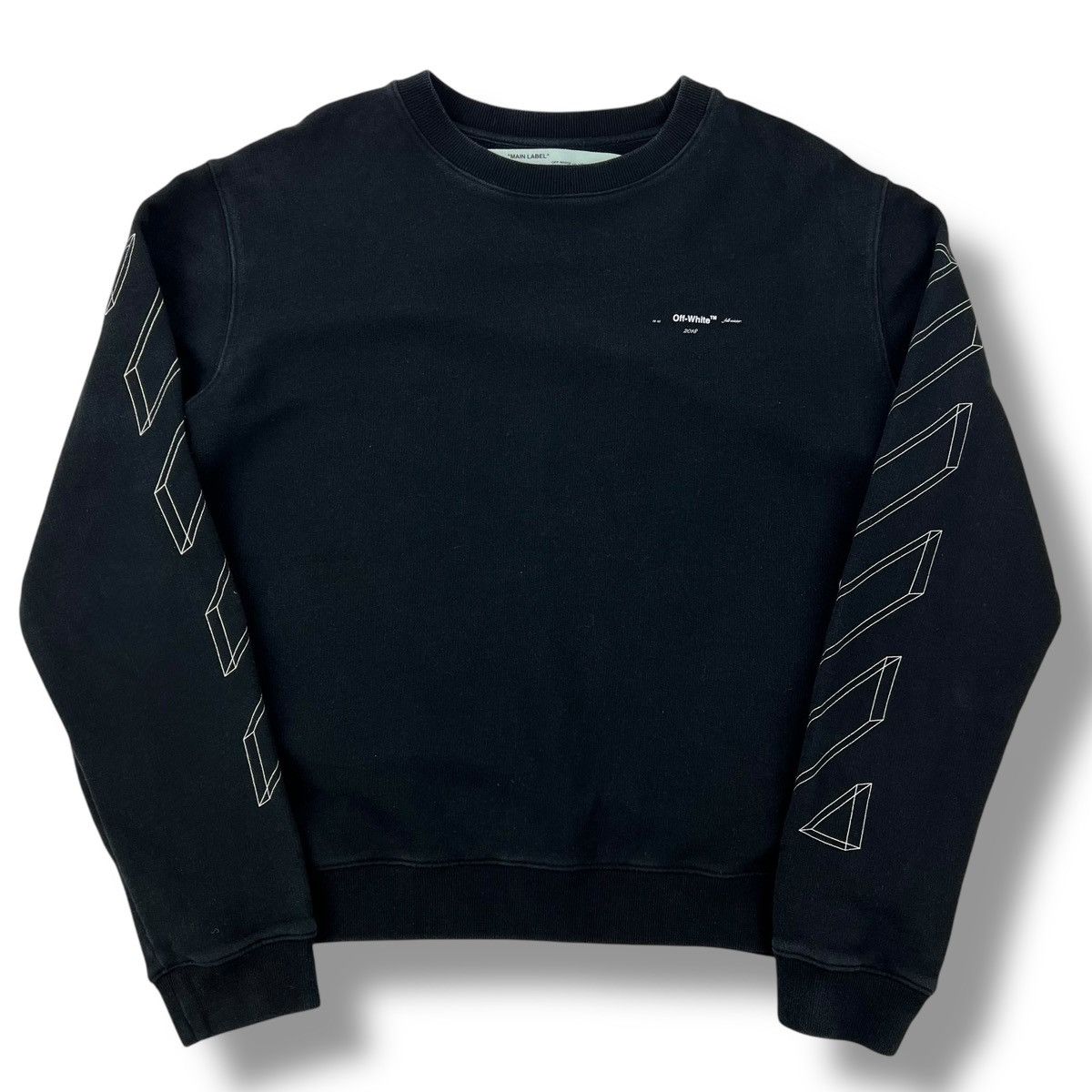 Off-White Off-White 3D Arrows Black Sweatshirt Size US XL / EU 56 / 4 - 3 Thumbnail