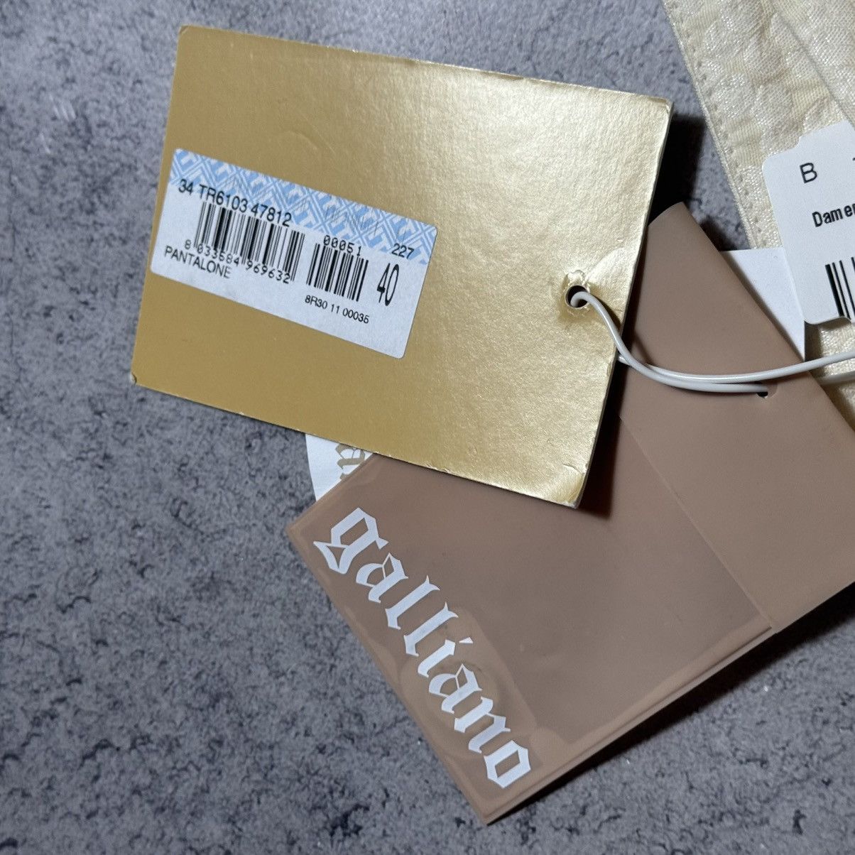 John Galliano NEW Galliano 00s Hose Flared Pants Size 26" / US 2 / IT 38 - 9 Thumbnail