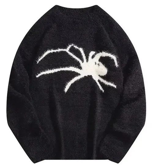 Aran Isles Knitwear Retro punk super soft spider premium mohair sweater jumper Size US L / EU 52-54 / 3 - 6 Thumbnail