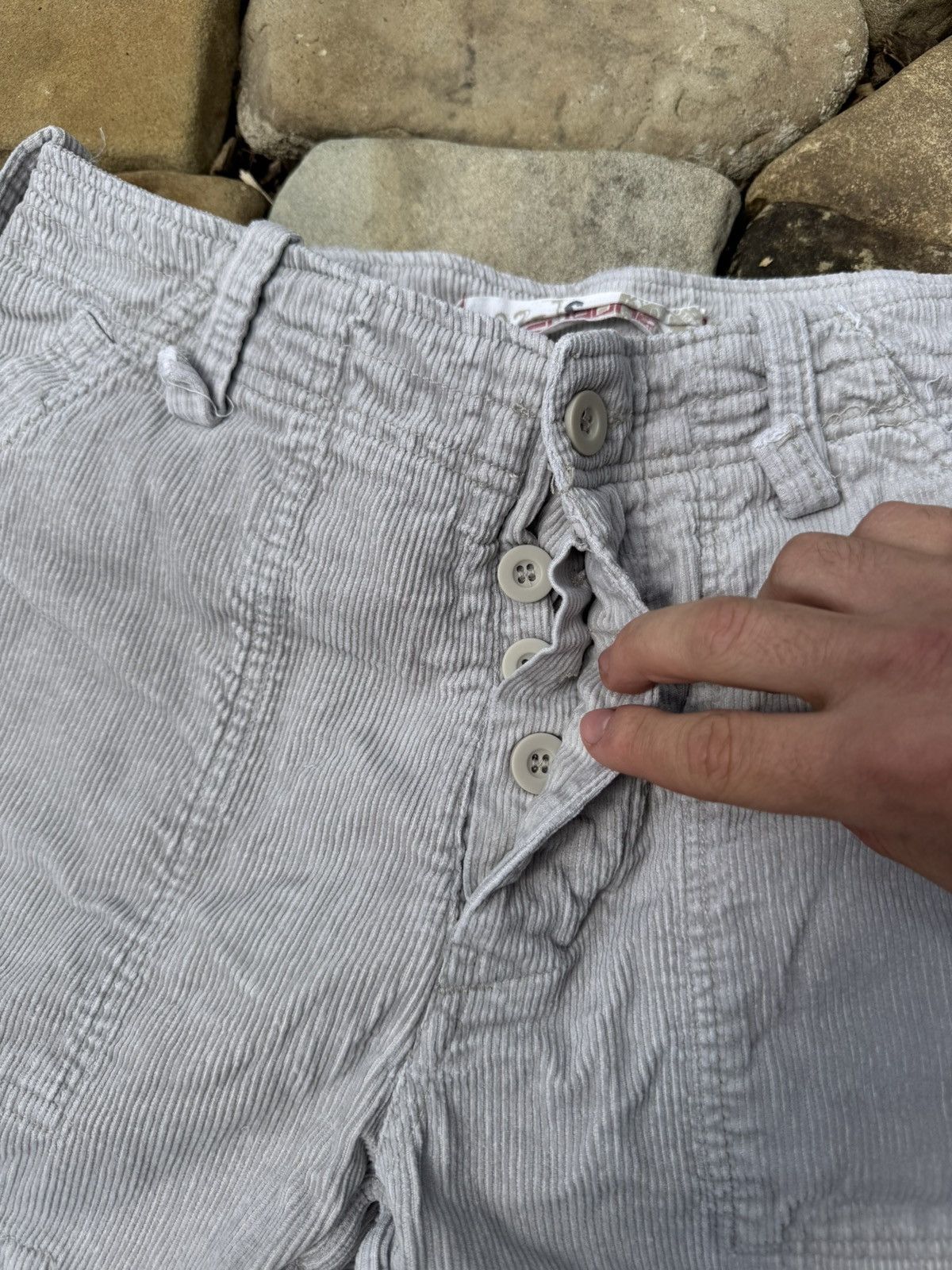 Vintage Vintage Fishbone Cargo Corduroy Pants Size US 30 / EU 46 - 5 Thumbnail