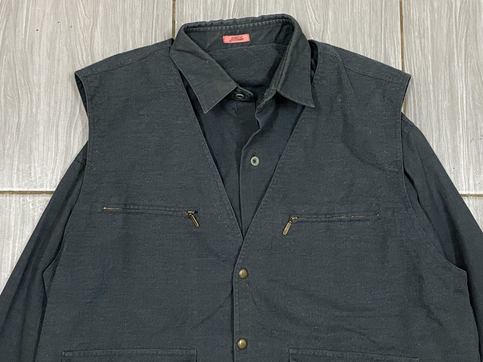 JUN MEN ARCHIVE JUN MEN 2-in-1 Detachable Utility Vest /Shirt Jacket Size US M / EU 48-50 / 2 - 13 Thumbnail