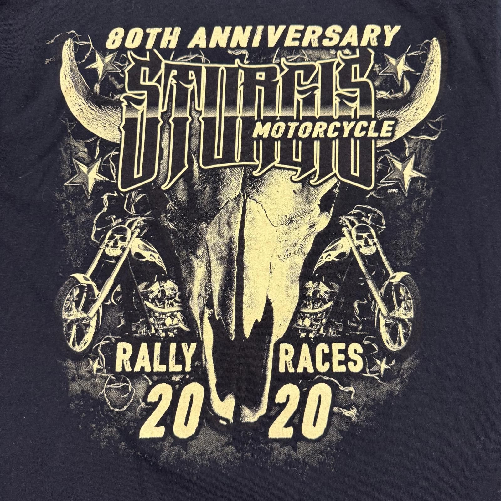 The Unbranded Brand 80th Anniversary STURGIS Motorcycle Rally T-Shirt 2020 L Size US L / EU 52-54 / 3 - 2 Thumbnail