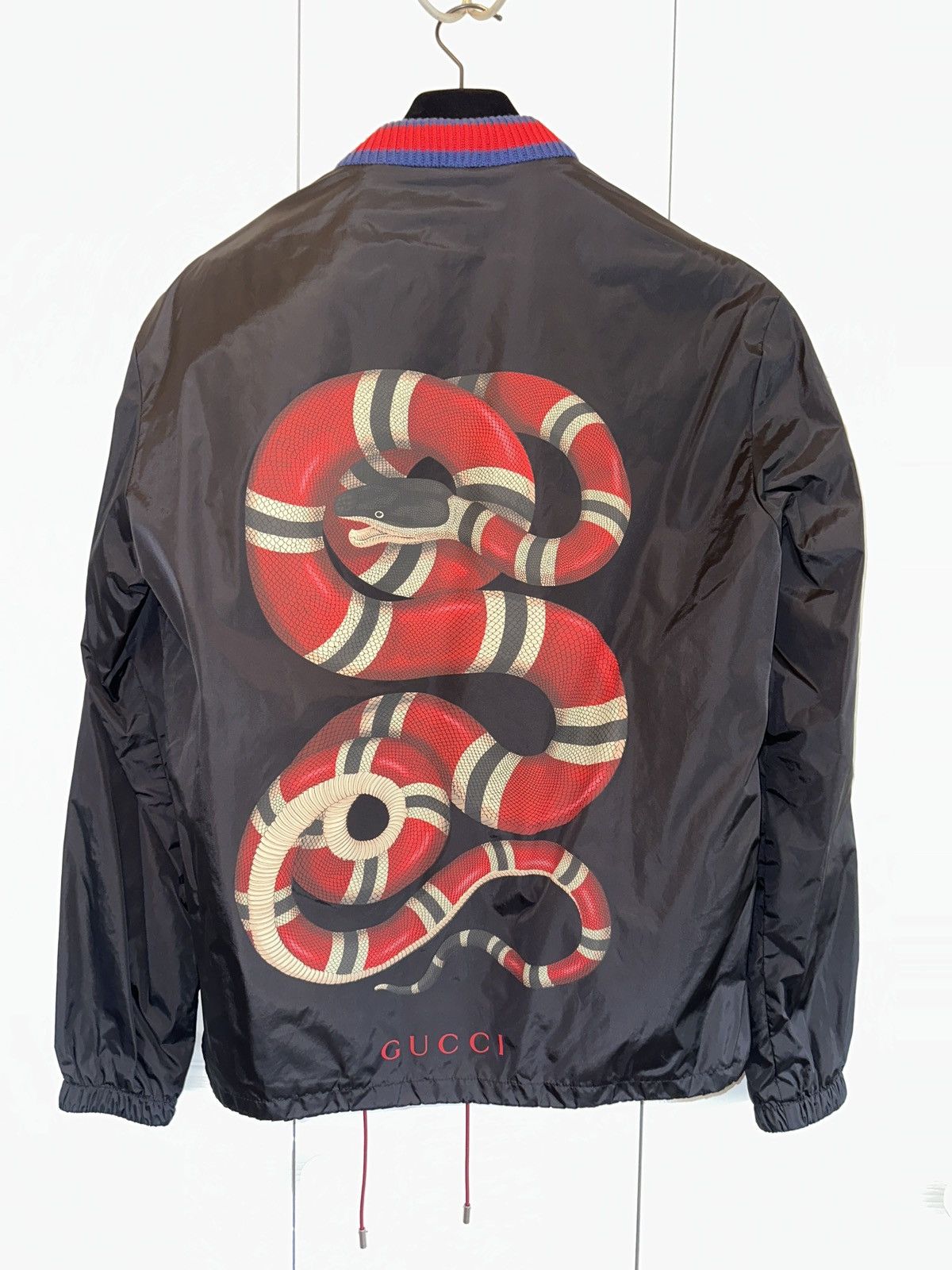 Gucci Snake Print Bomber Jacket Size US M / EU 48-50 / 2 - 1 Thumbnail