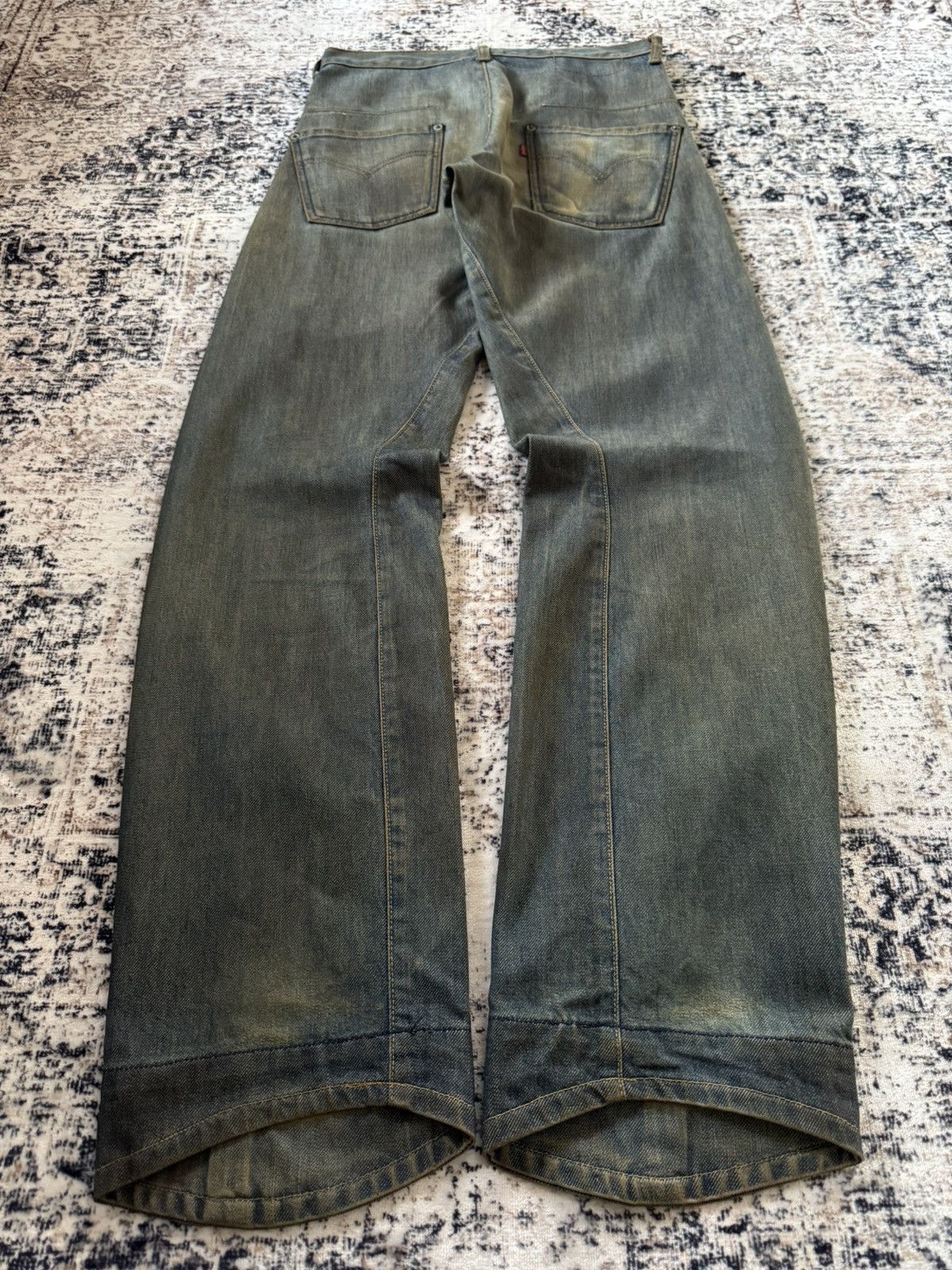 Levi's Vintage Clothing Vintage LEVIS Mud Wash Twisted Leg Engineered Jeans Regular Size US 30 / EU 46 - 2 Thumbnail