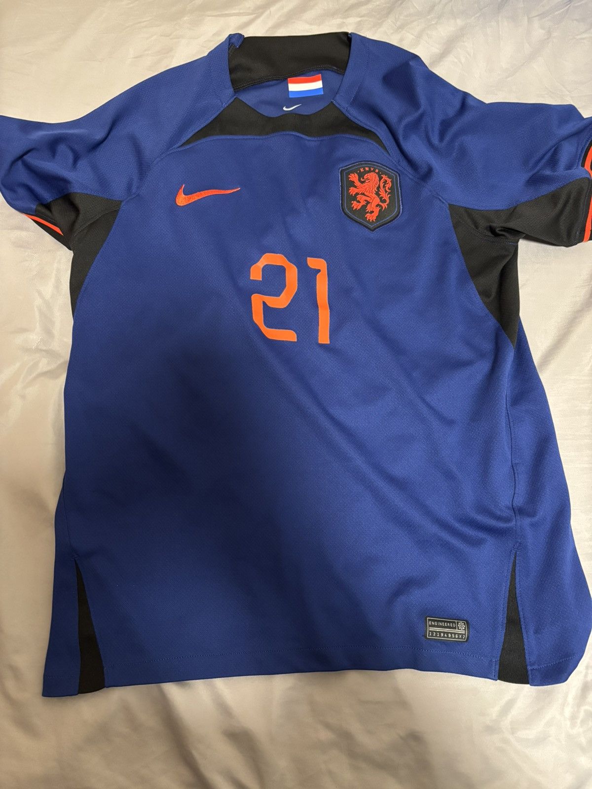 Nike Holland away 2022 dejong Size US M / EU 48-50 / 2 - 1 Thumbnail
