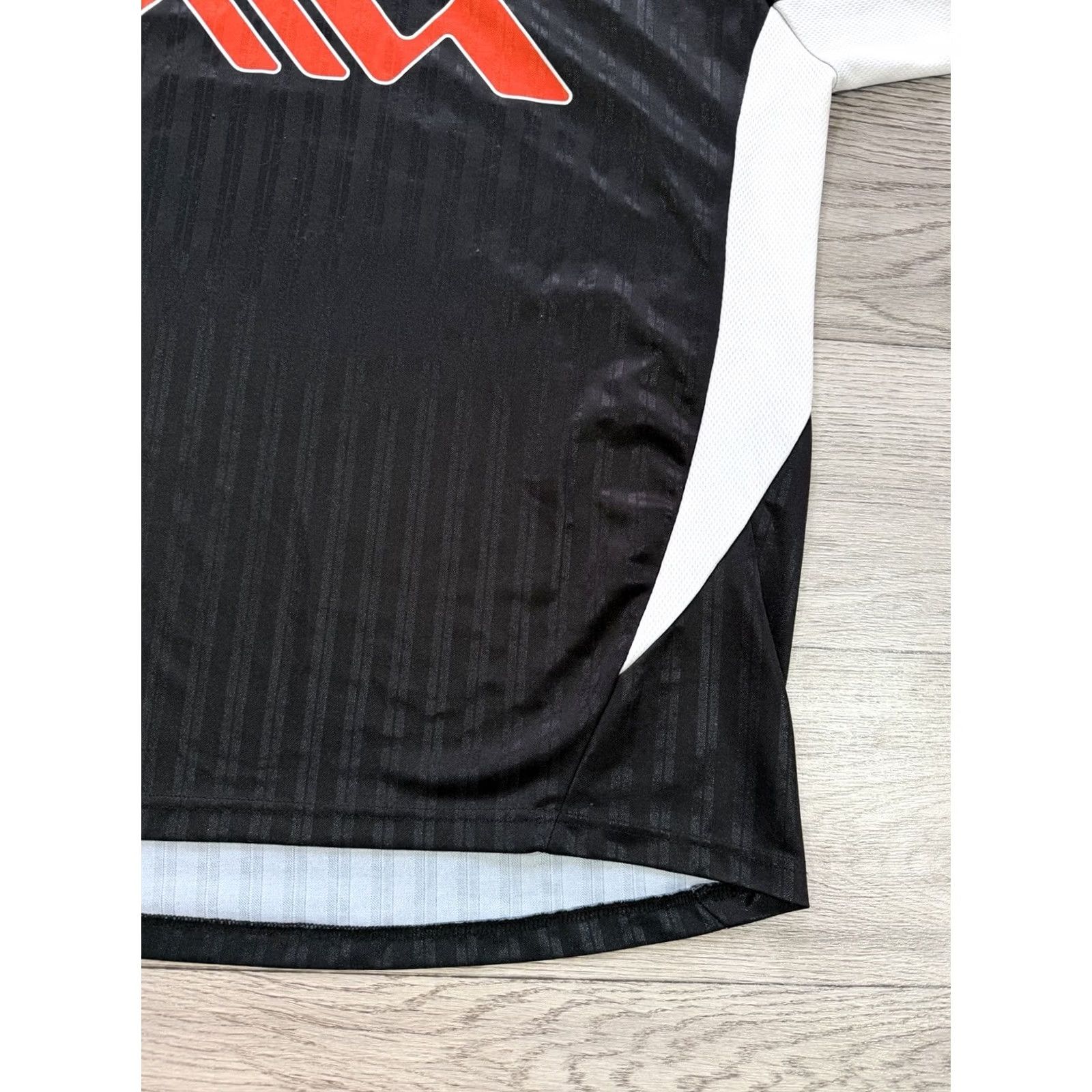Le Coq Sportif VINTAGE Le Coq Sportif Jersey 1990s Football Soccer Shirt XL Black Mens T-Shirt Short Sleeve Polyester Jersey Currency? Size US XL / EU 56 / 4 - 5 Thumbnail