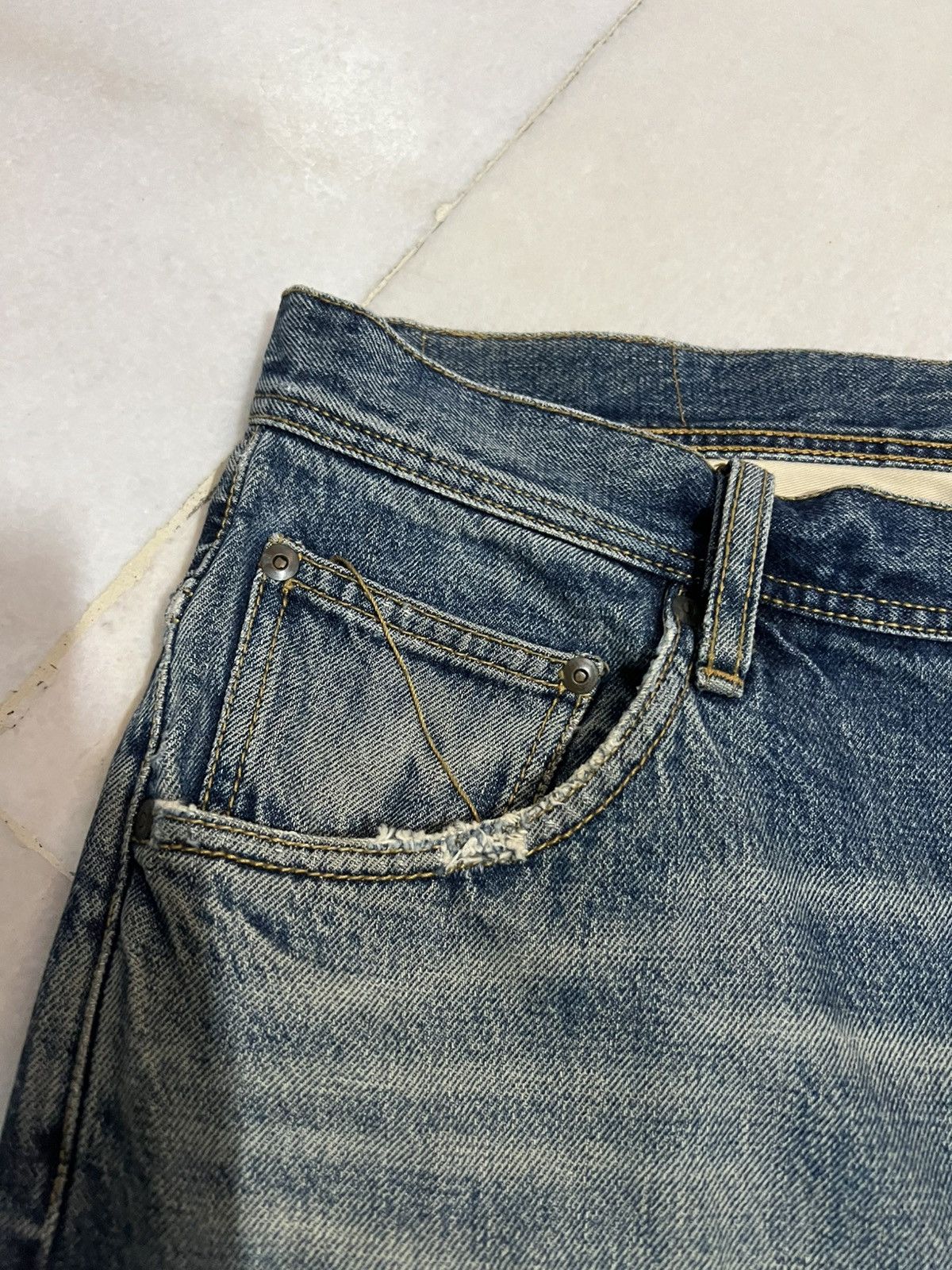 Hysteric Glamour × If Six Was Nine × Japanese Brand 🌈90’s union made sacrifice Distress mud Wash Jean Japan Size US 39 - 10 Thumbnail