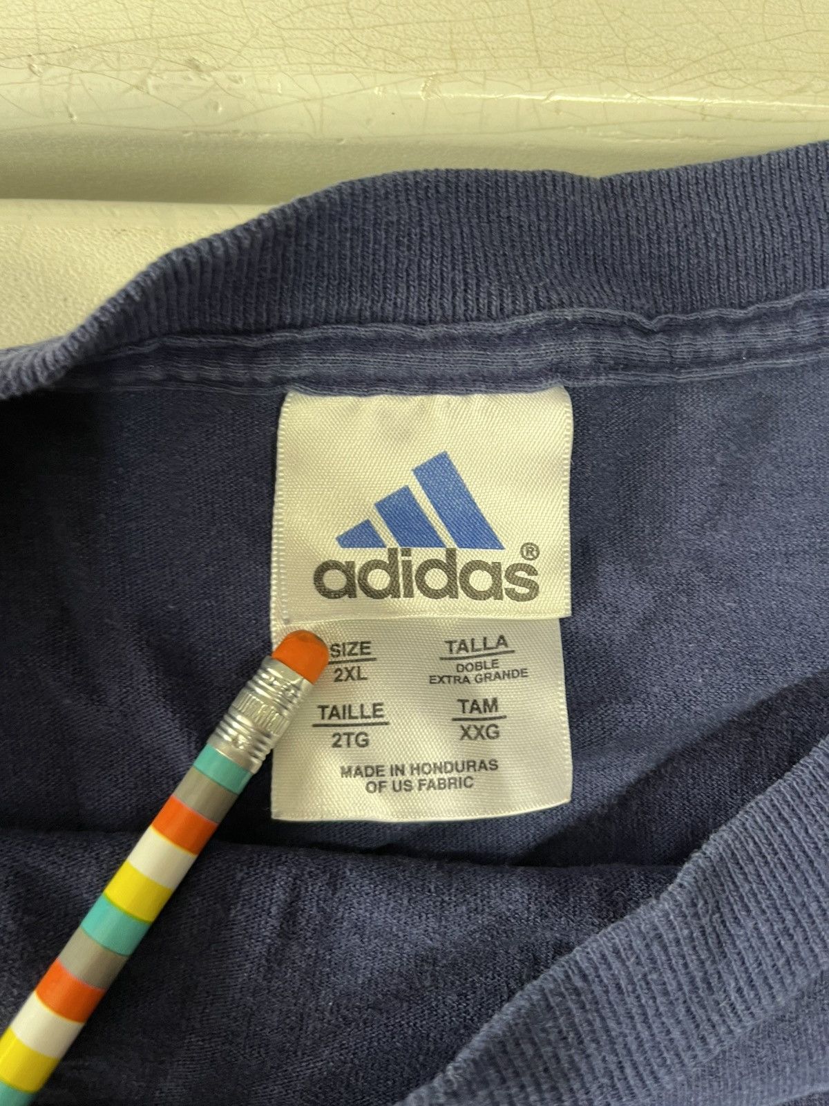 Adidas × Vintage Vintage 90s adidas soccer long sleeve shirt Size US XXL / EU 58 / 5 - 3 Thumbnail