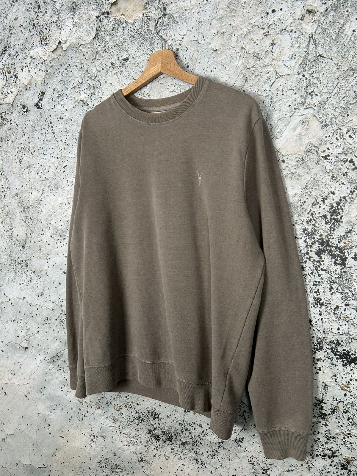 Allsaints Allsaints Brown Sweatshirt Crewneck Streetwear Skate Size US M / EU 48-50 / 2 - 2 Thumbnail