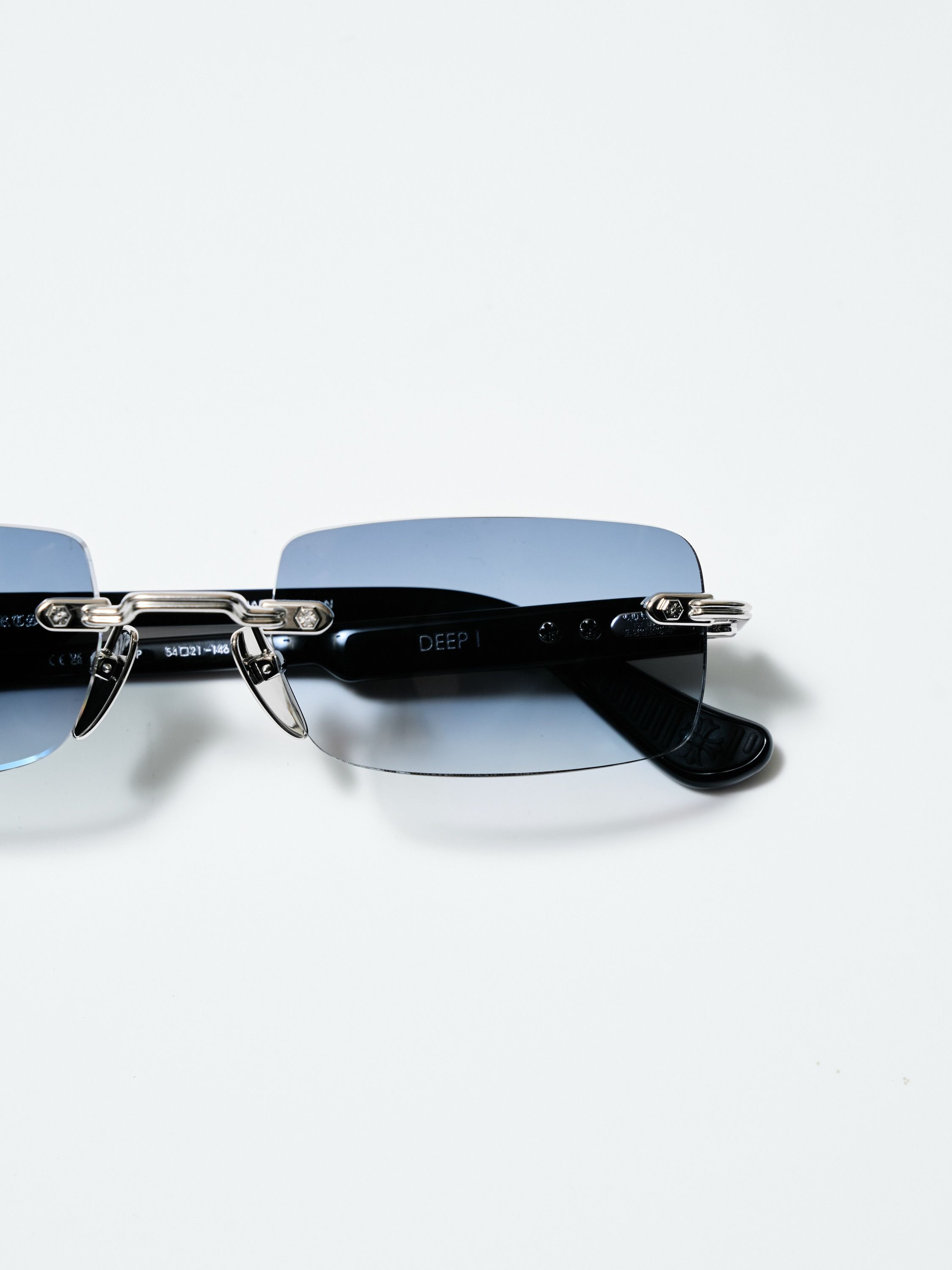 Chrome Hearts DEEP I SHINY SILVER BLACK PLASTIC - SUN Size ONE SIZE - 10 Thumbnail