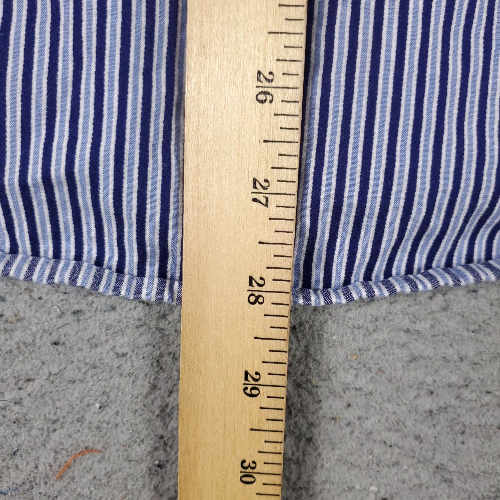 Tommy Bahama Tommy Bahama Shirt Mens 17.5 Blue Striped Dress Button Up Long Sleeve Size 46R - 4 Thumbnail