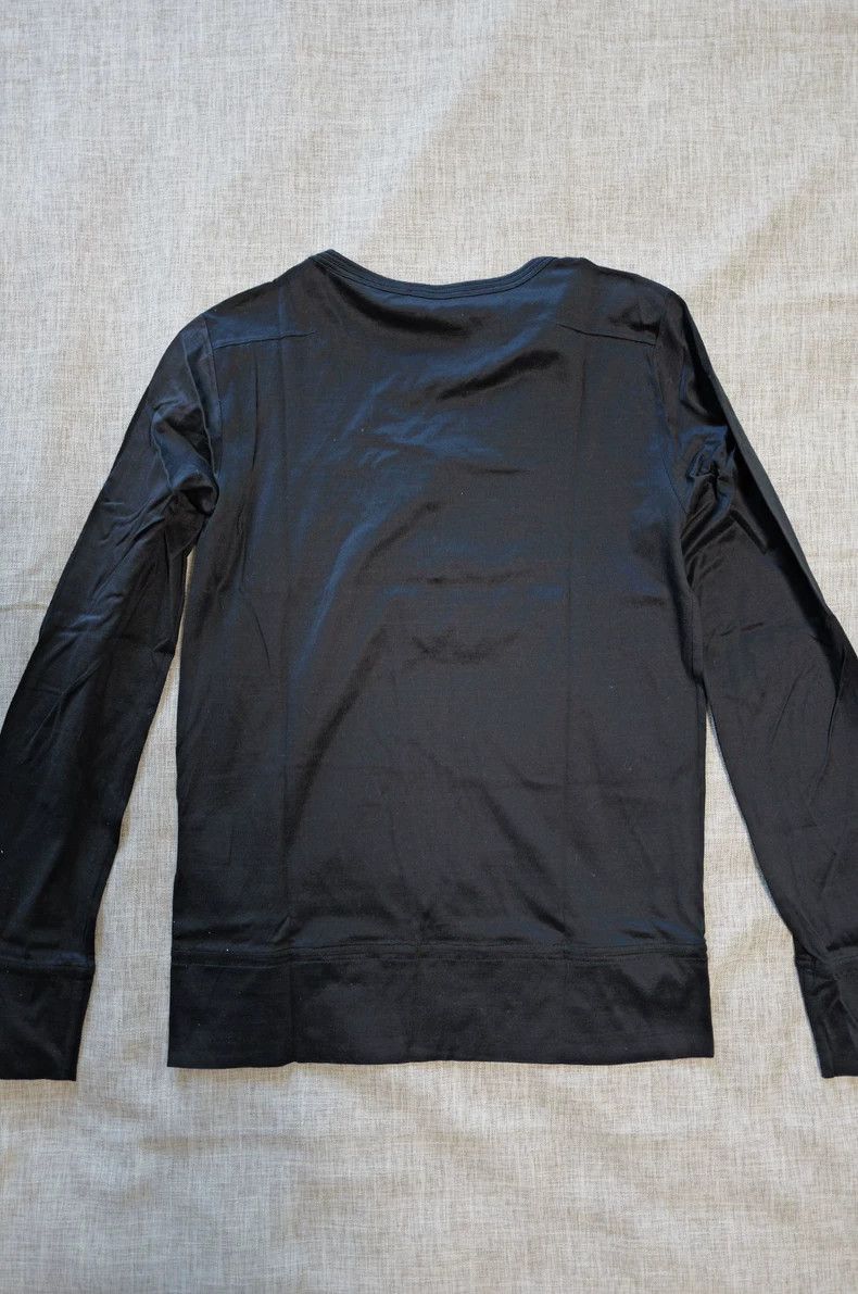 Dior Dior 02AW Black Combed Cotton Long-sleeved T-shirt Size US S / EU 44-46 / 1 - 2 Thumbnail