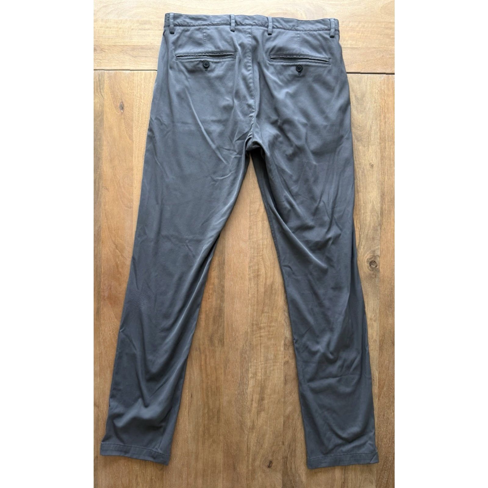 Theory Theory Performance Chino Pants Mens 32 Gray Slim Precision Tech Golf Trousers Size US 32 / EU 48 - 2 Thumbnail