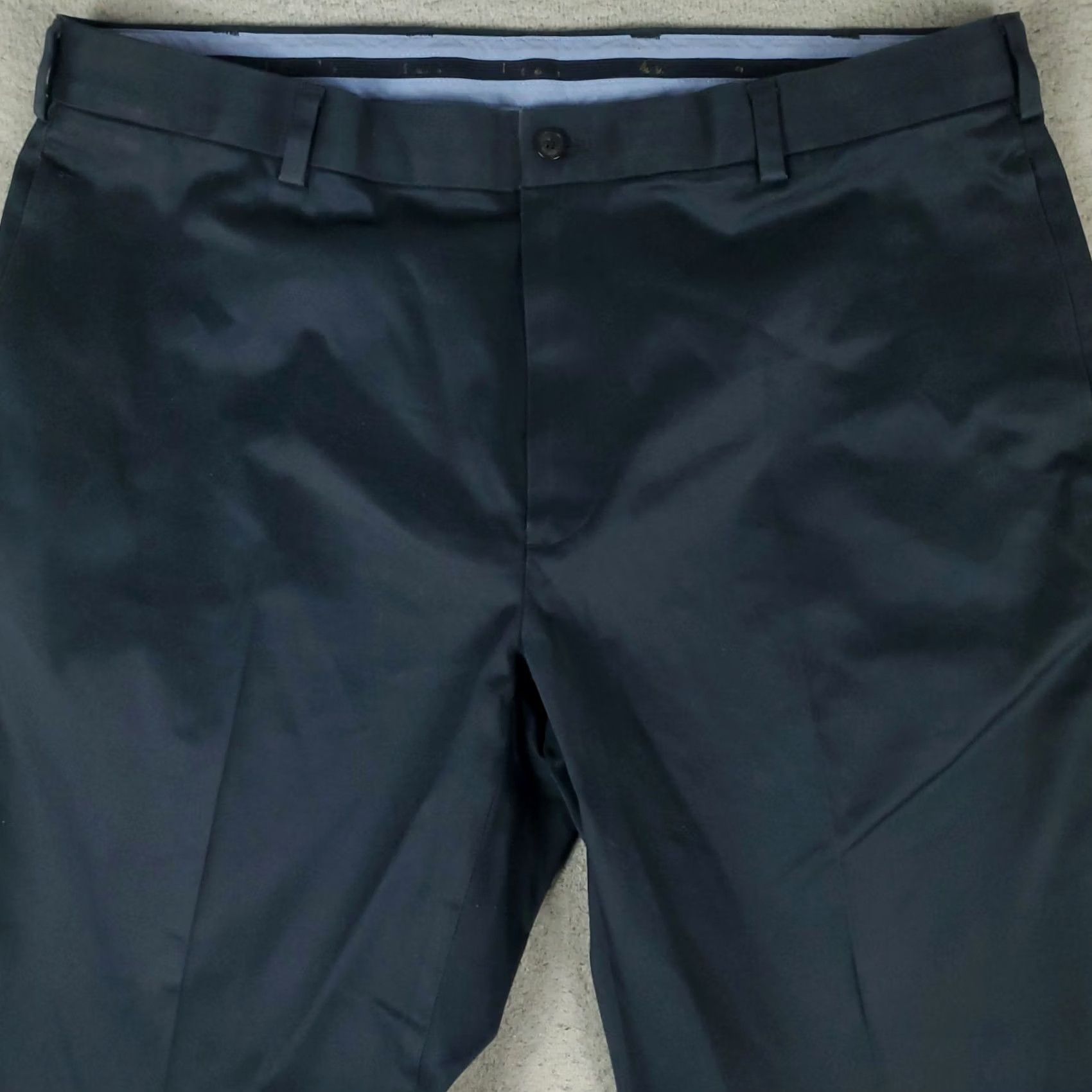 Brooks Brothers Brooks Brothers Pants Mens 38x30 Blue Flat Front Chino Trousers Dress Casual Business Regular Size US 38 / EU 54 - 3 Thumbnail