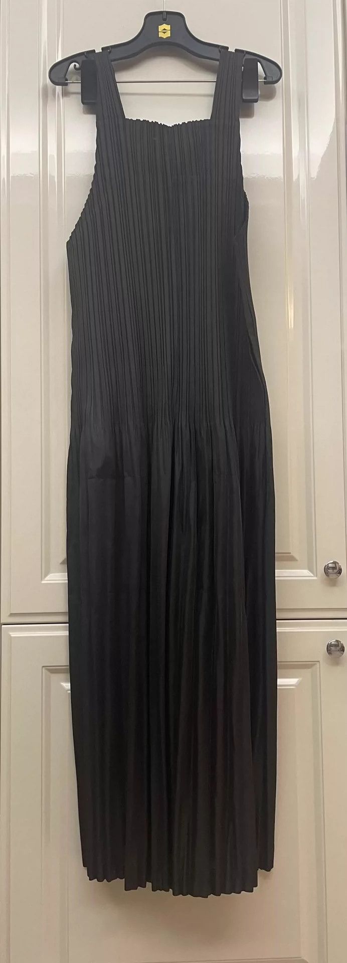 Issey Miyake Issey Miyake size:5 Charcoal-colored pleated dress Size M / US 6-8 / IT 42-44 - 4 Thumbnail