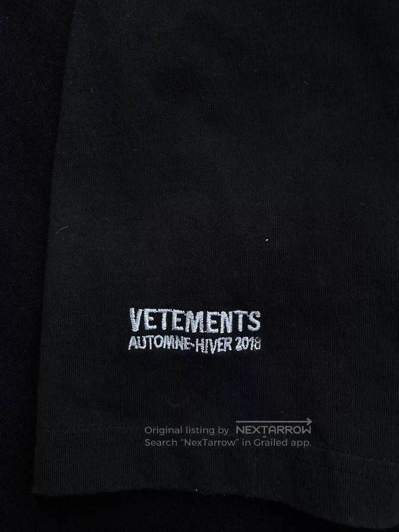 Vetements VETEMENTS Flag Print Two-Piece Hooded Sweatshirt Size US S / EU 44-46 / 1 - 4 Thumbnail