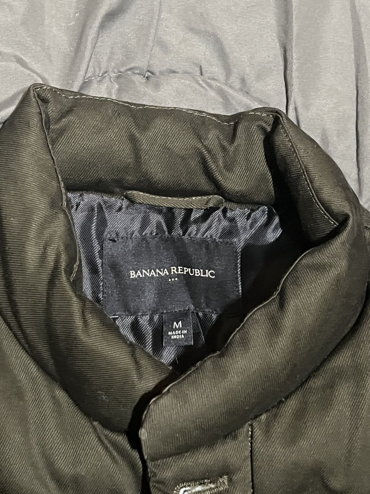 Banana Republic Olive Green Banana Republic Vest Size US M / EU 48-50 / 2 - 2 Thumbnail