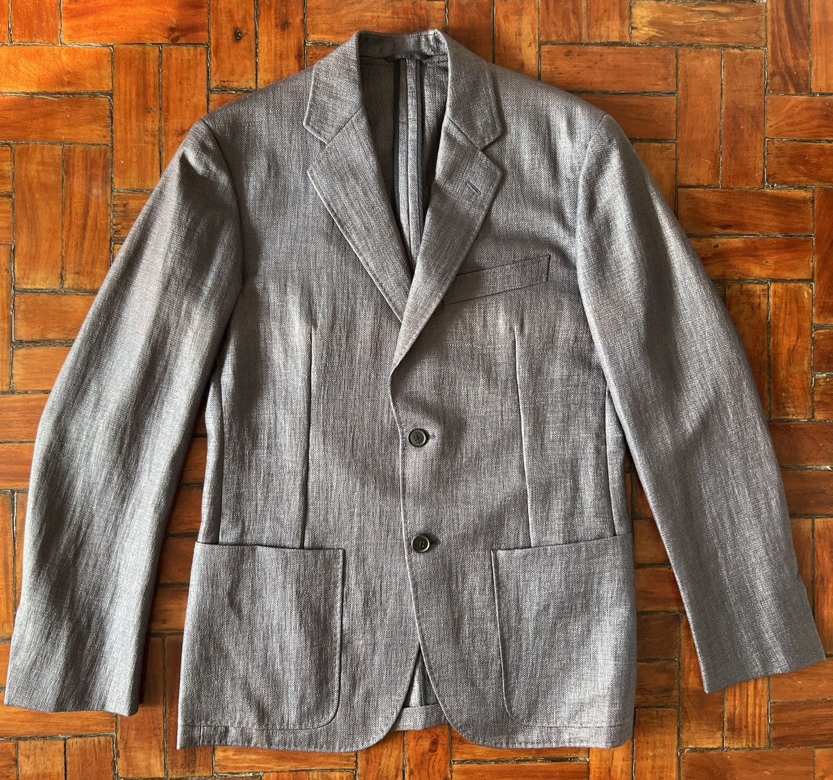 Hermes Hermes hand woven raffia blazer Size 38R - 3 Thumbnail