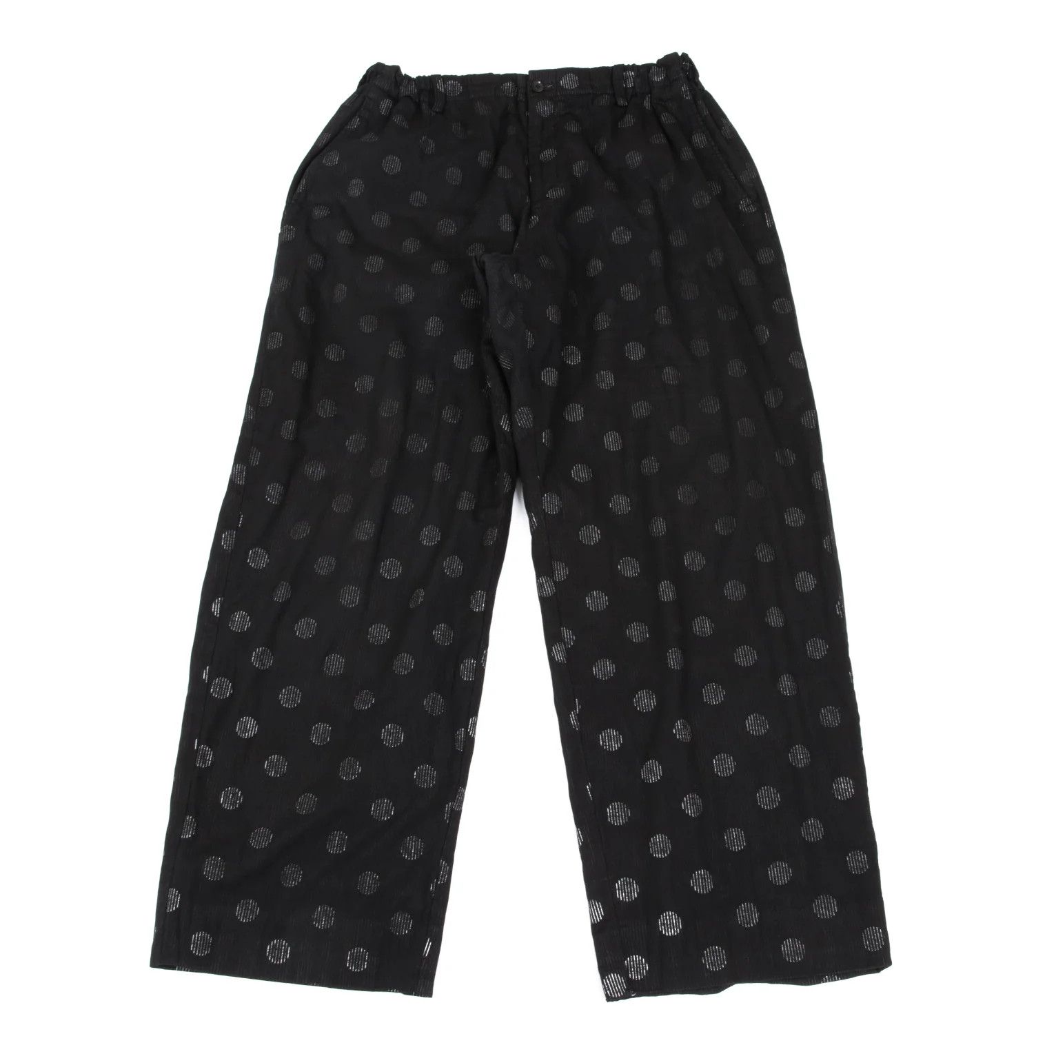 Yohji Yamamoto Glitter Dot Design Pants