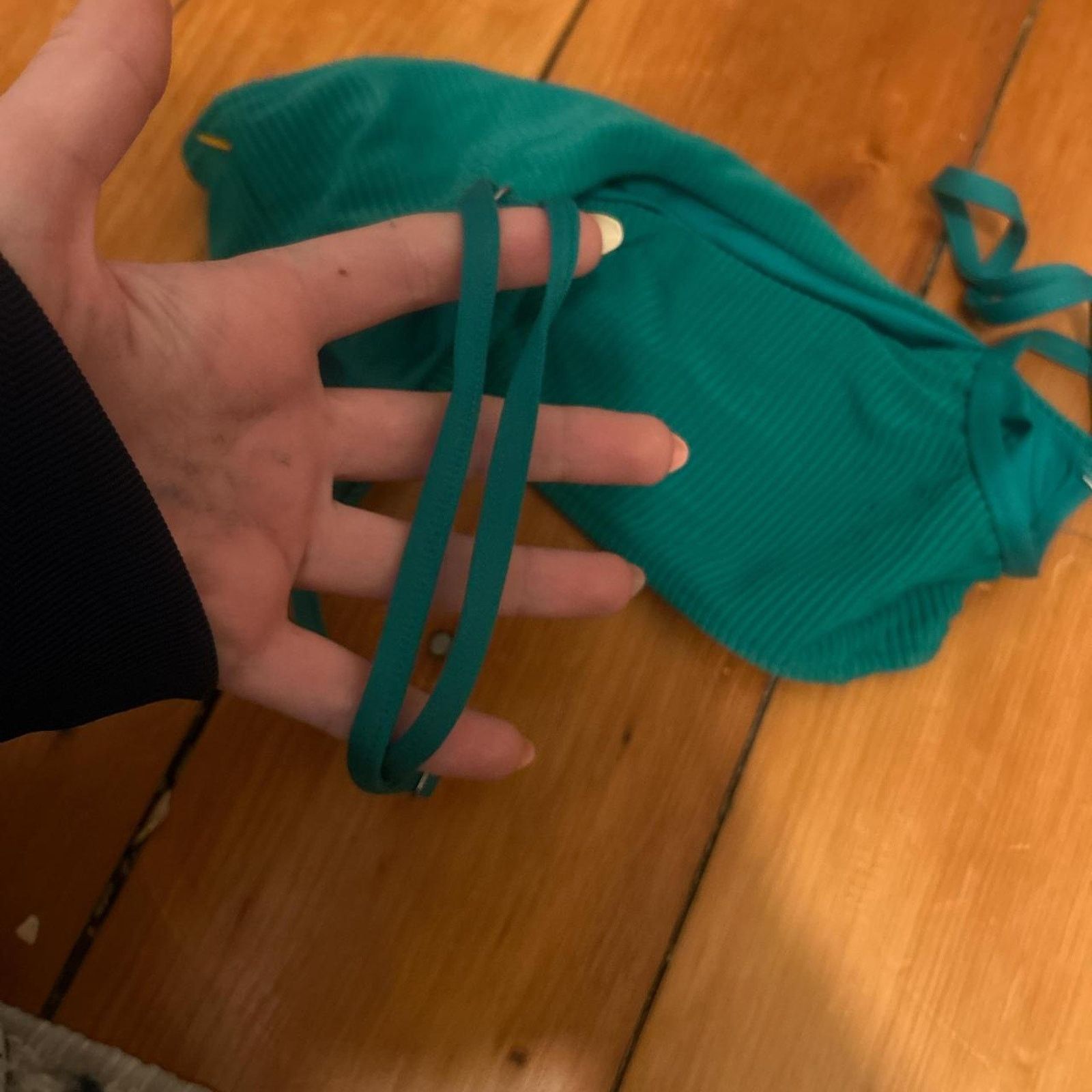 Frankie Shop Frankies bikinis green bikini top Size S / US 4 / IT 40 - 2 Thumbnail