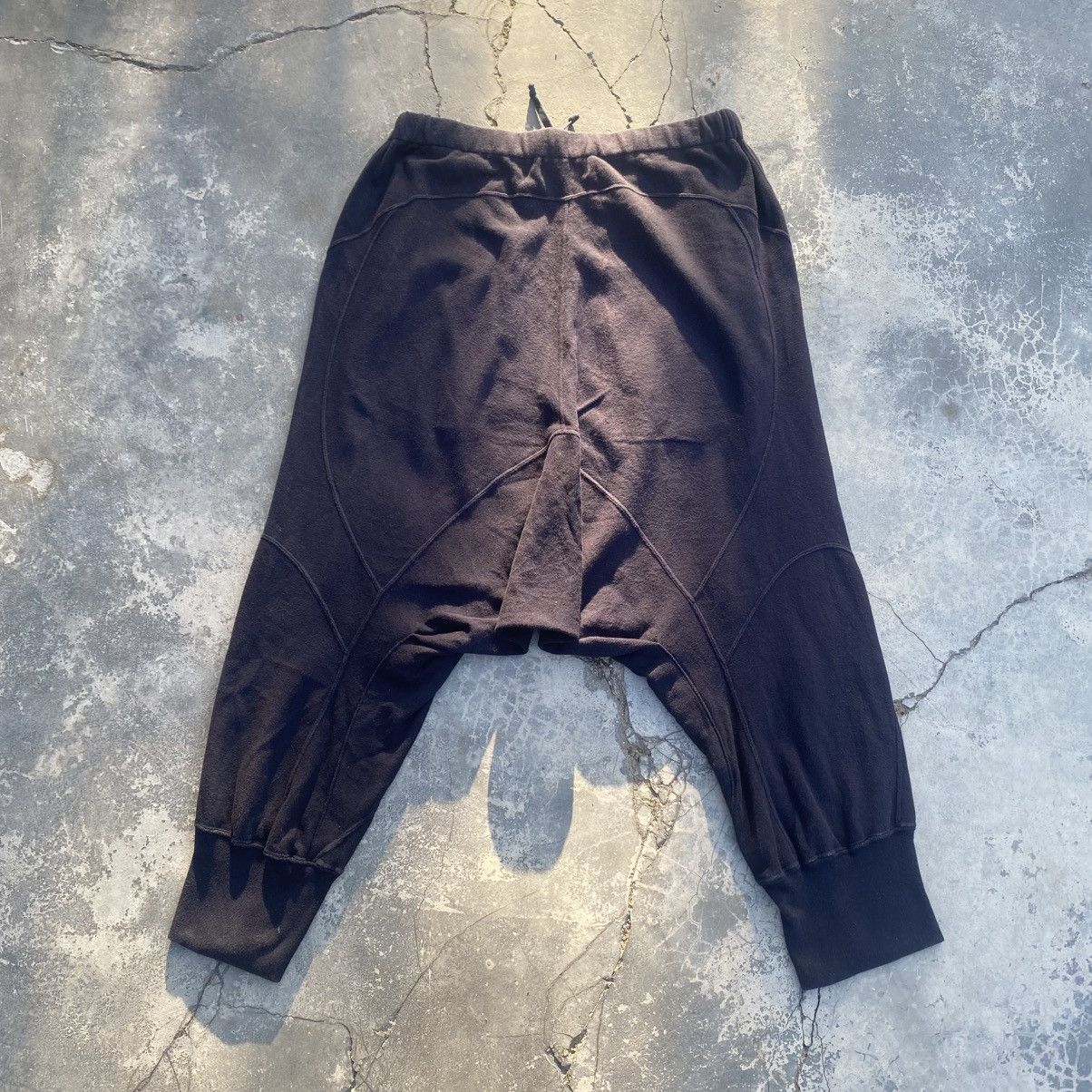 CABANE de ZUCCa Cabane de Zucca (Issey Miyake) Drop Crotch Cotton Sweatpants Size US 32 / EU 48 - 4 Thumbnail