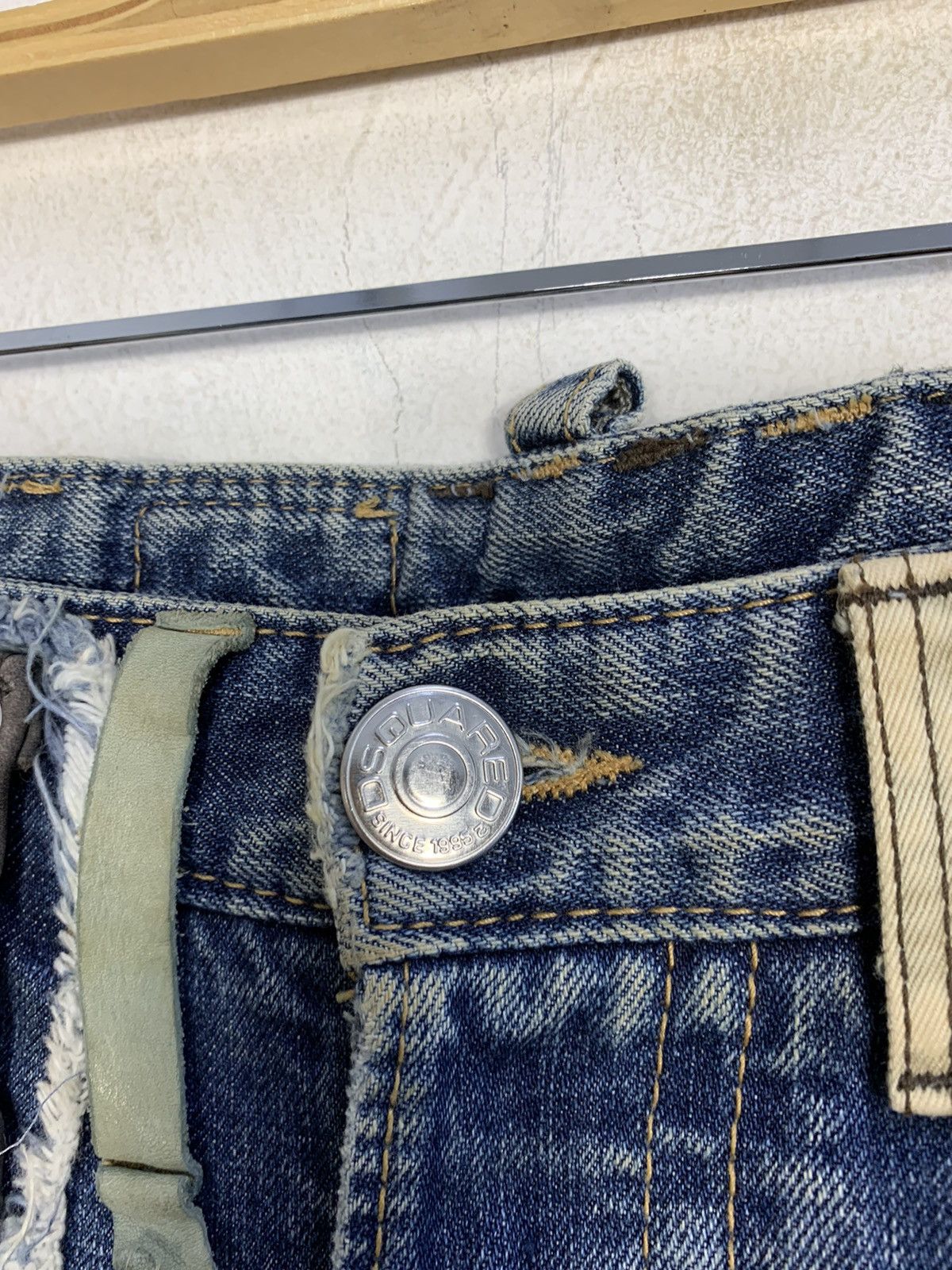 Dsquared2 Rare Dsquared2 DC/DC Denim Jeans Multicolor Hook Waist Size US 31 - 9 Thumbnail