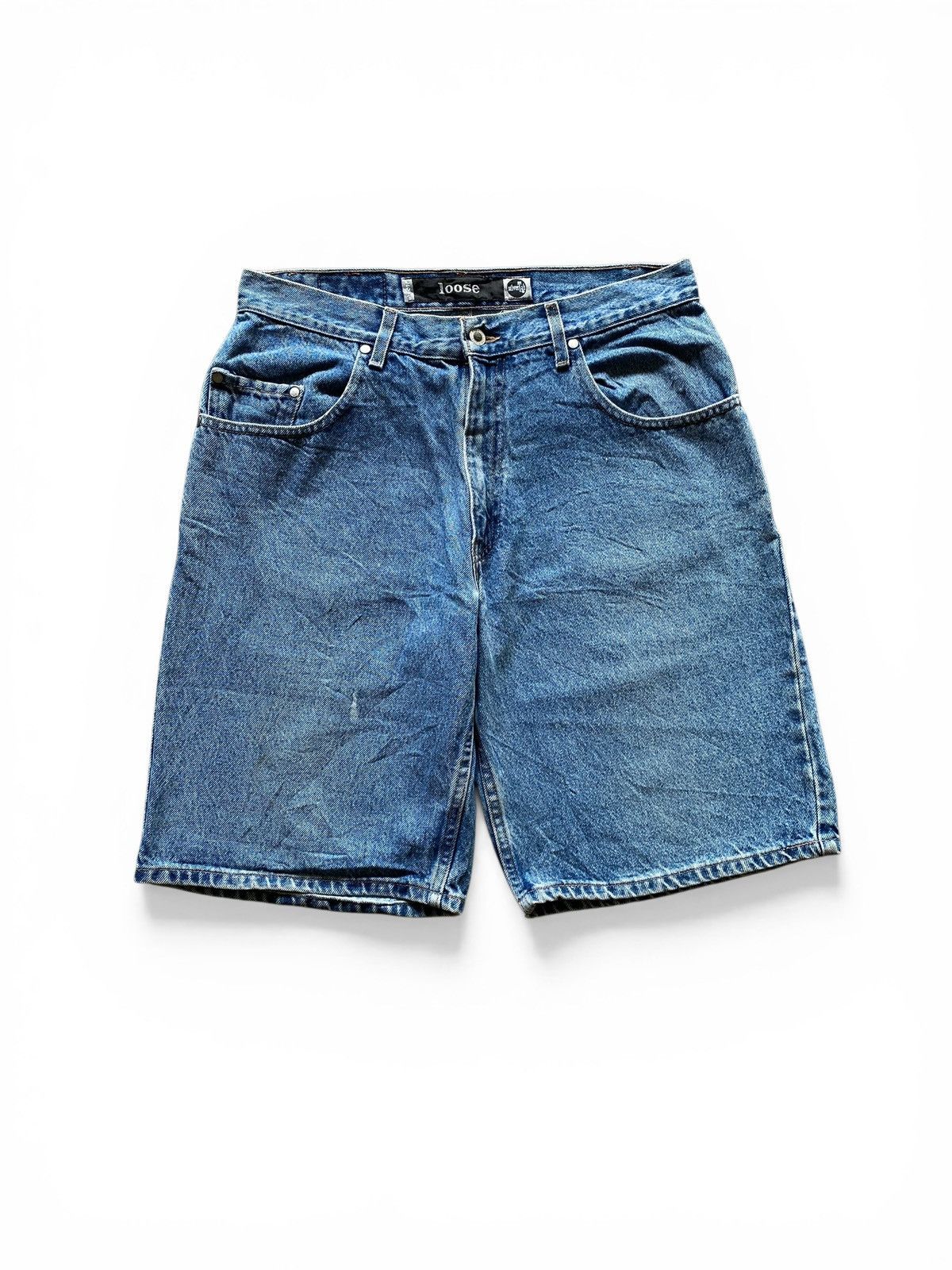 Levi's Vintage 1990’s Levis Silvertab Loose Jorts Blue Pants Size US 33 - 1 Thumbnail